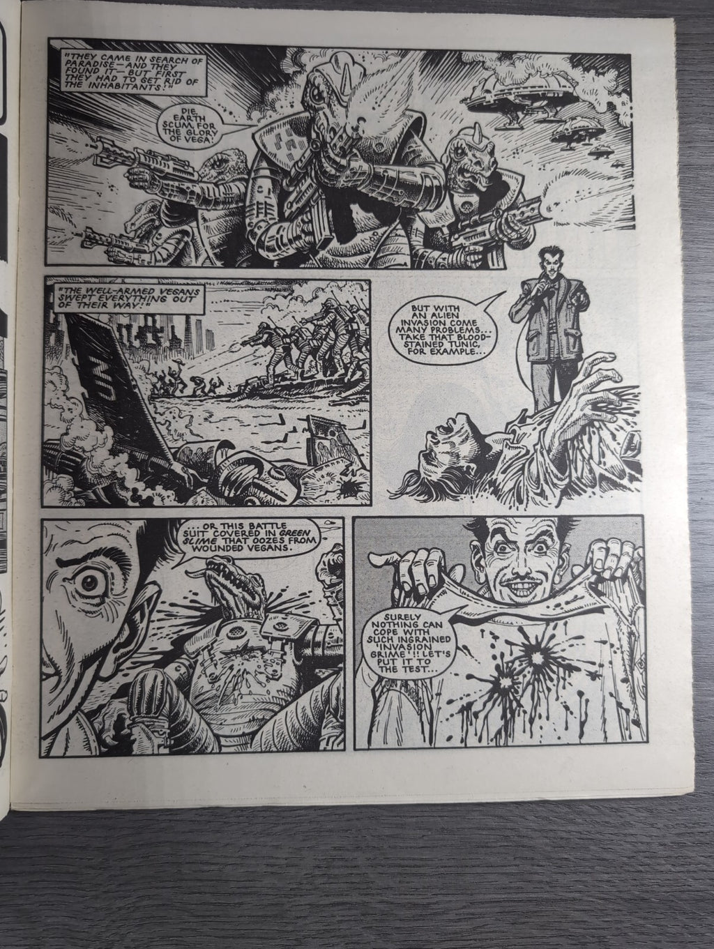 2000AD Prog 466 Featuring Judge Dread Comic 19th April 1986 Vintage Retro Comic
