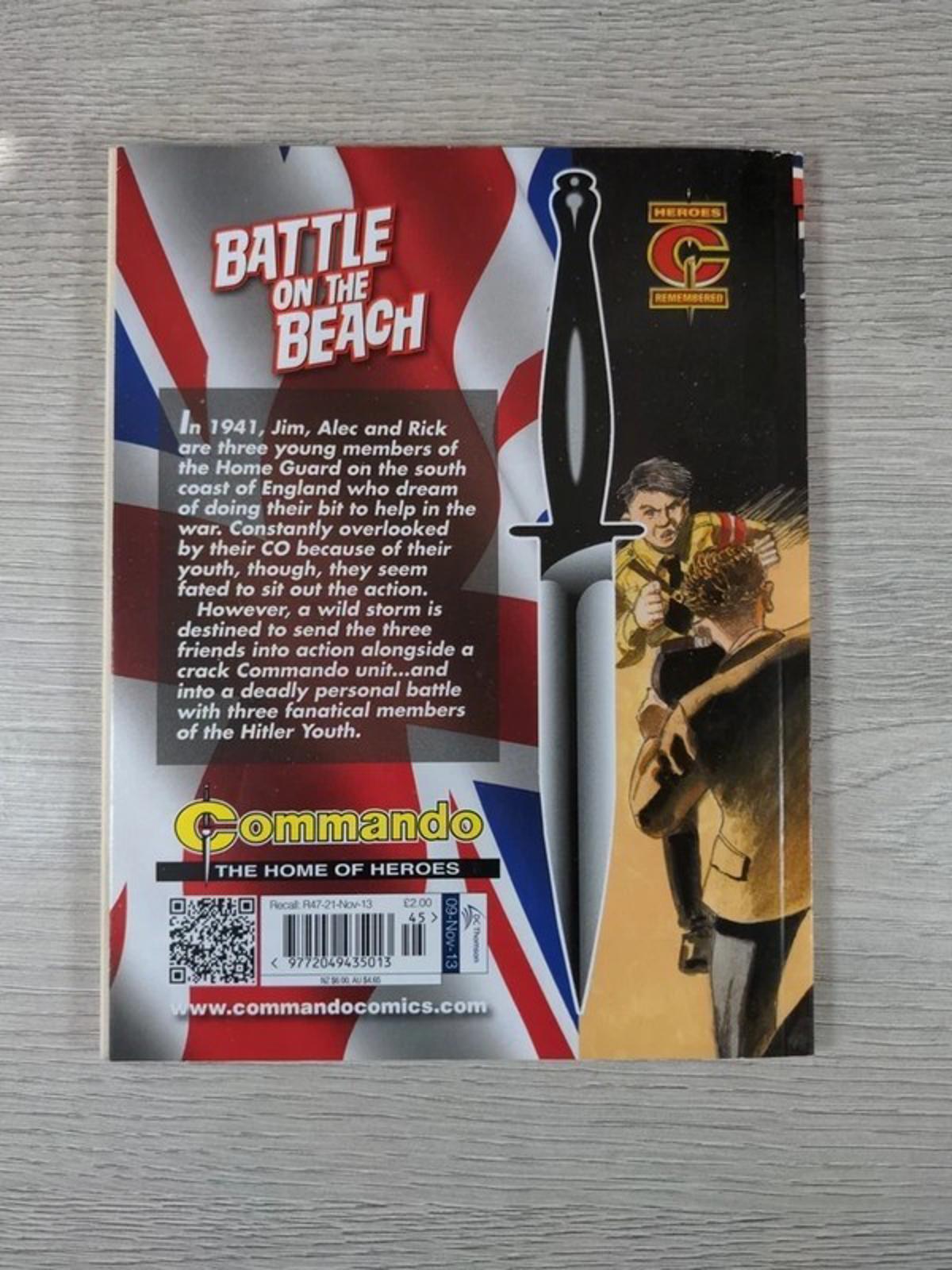Commando Comic Issue Number 4651 Battle On The Beach - Retrorama UK