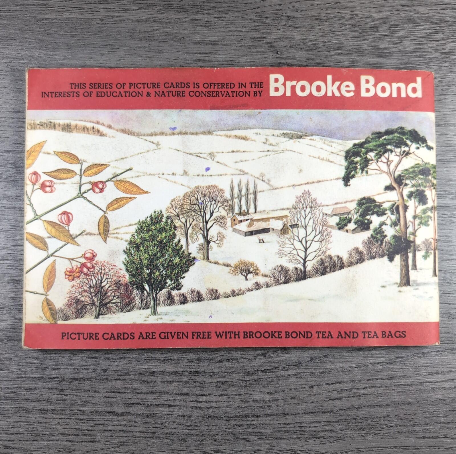 Brooke Bond Tea Picture Cards Album Trees In Britain Complete Set