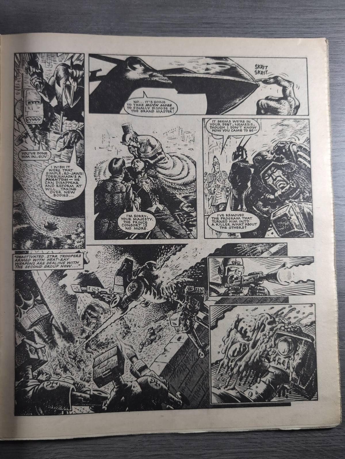 2000AD Prog 396 Featuring Judge Dredd Comic 15th Dec 1984 Vintage Retro Comic