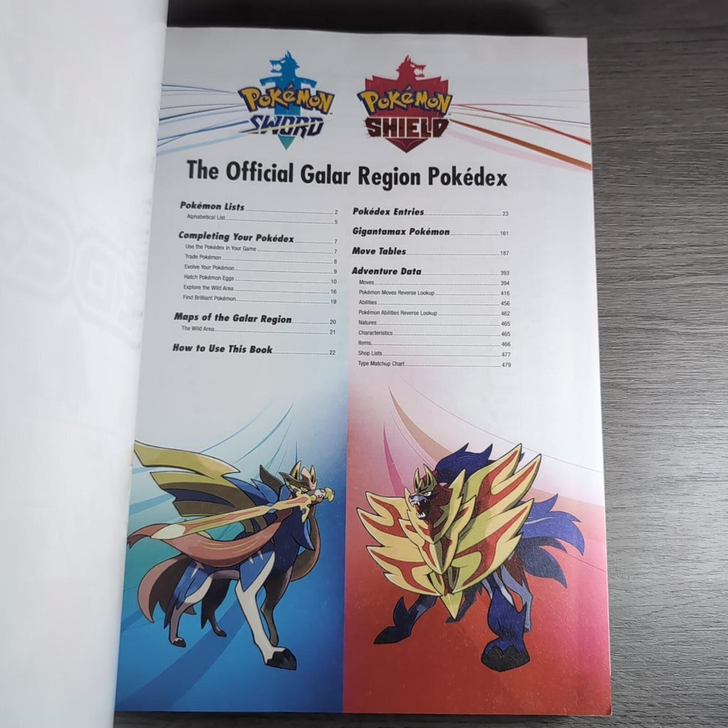 Pokémon Sword and Pokémon Shield: The Official Galar Region Pokédex Guide Book