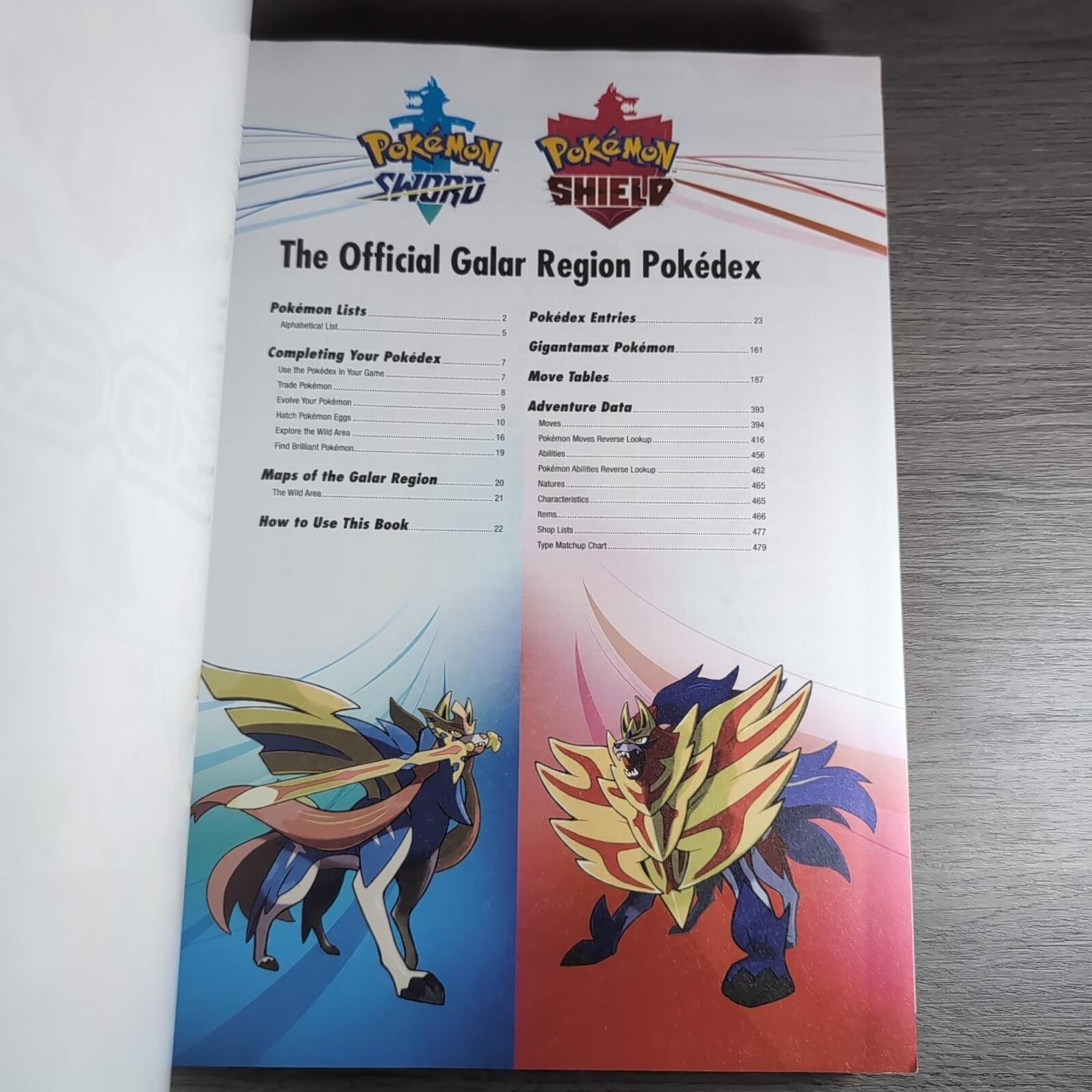 Pokémon Sword and Pokémon Shield: The Official Galar Region Pokédex Guide Book