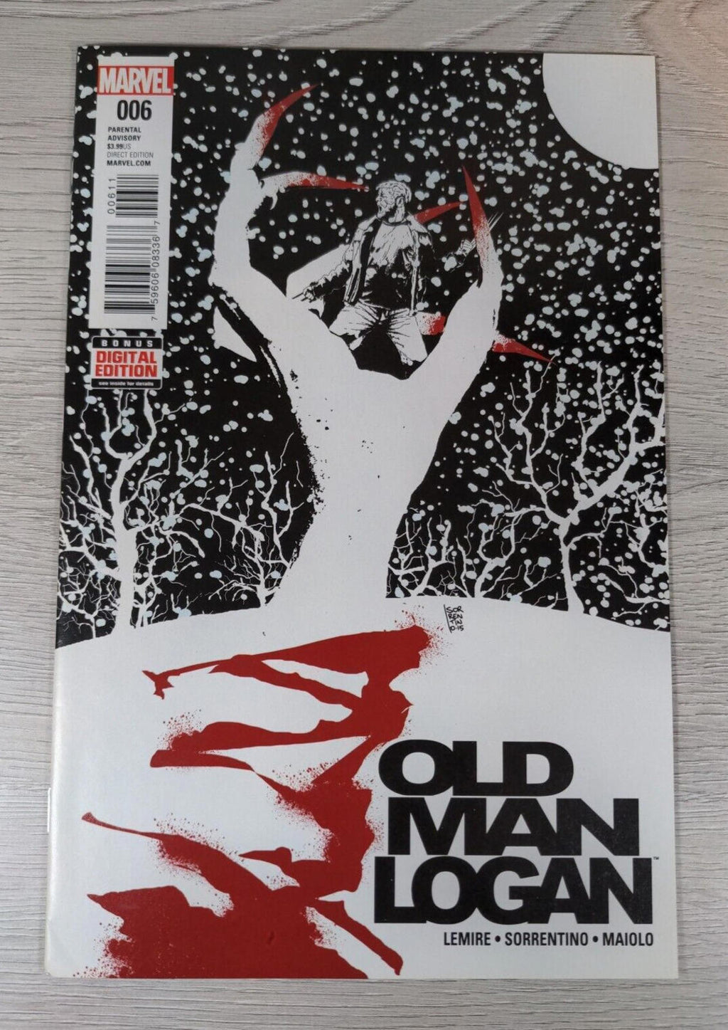 Marvel Comics Old Man Logan Issue No 6 Lemire - Sorrentino - Maiolo 2016 - Retrorama UK