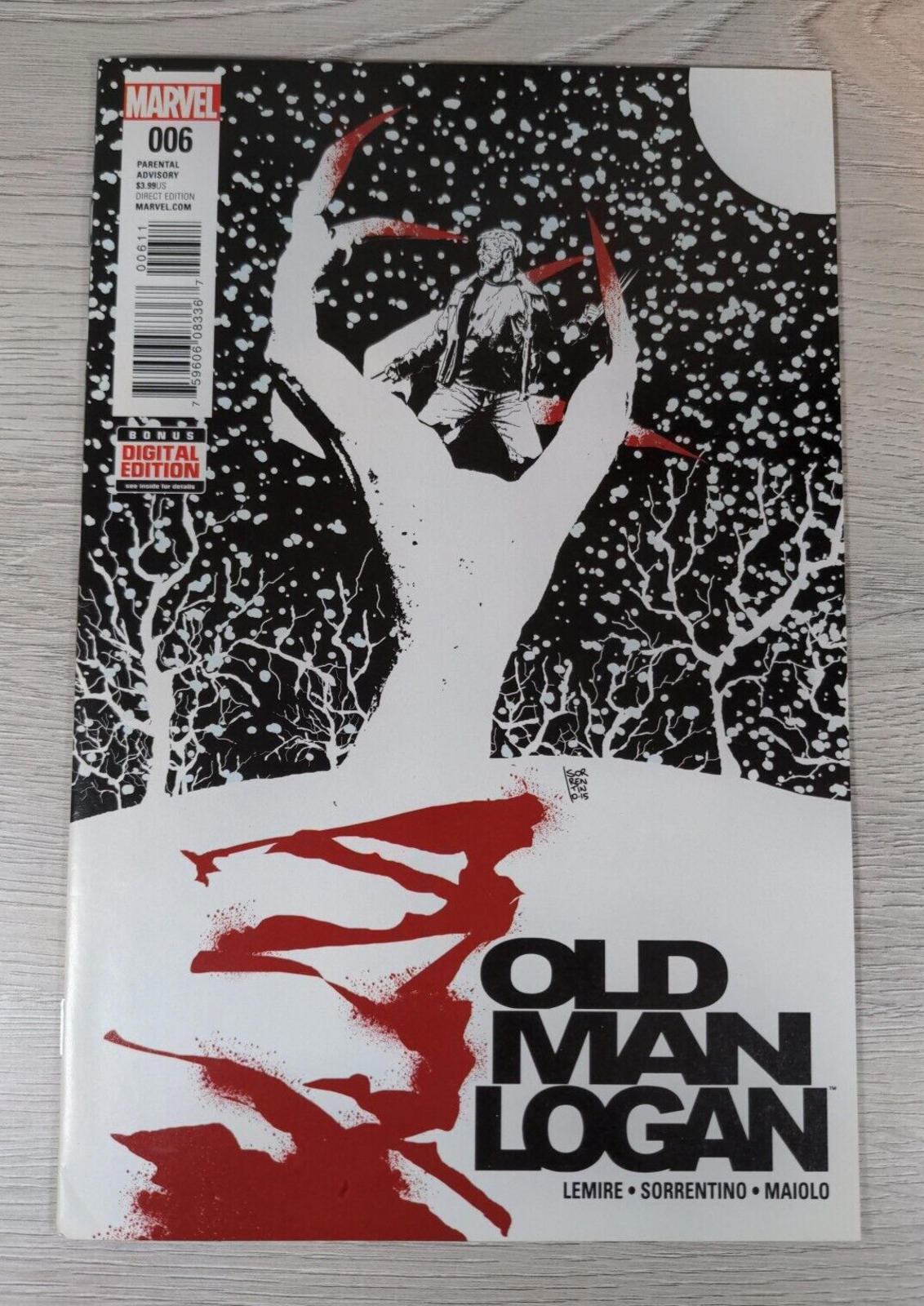 Marvel Comics Old Man Logan Issue No 6 Lemire - Sorrentino - Maiolo 2016 - Retrorama UK