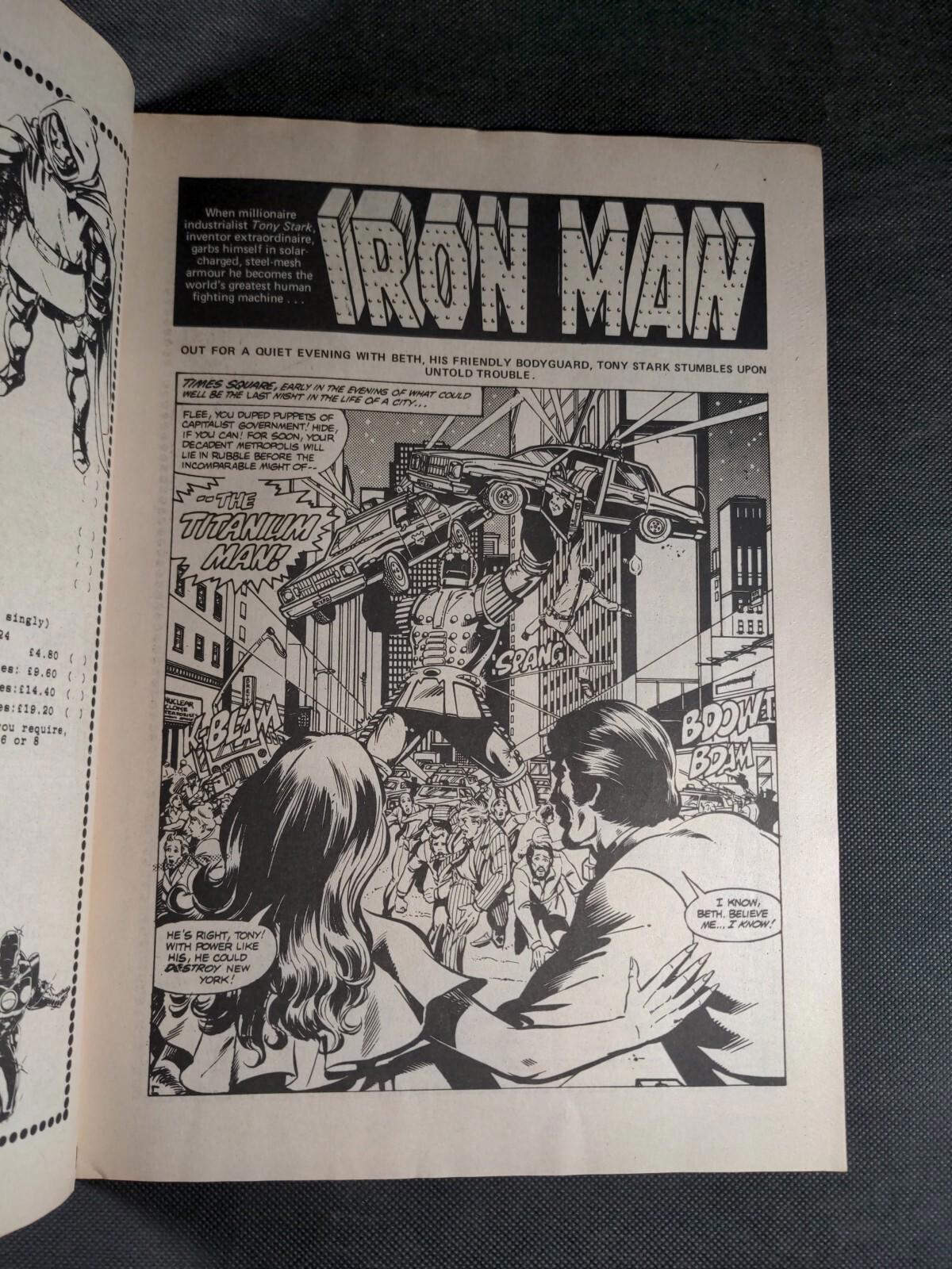Captain America  Issue No 31  September 1981 Marvel Comics UK Vintage Comic - Retrorama UK