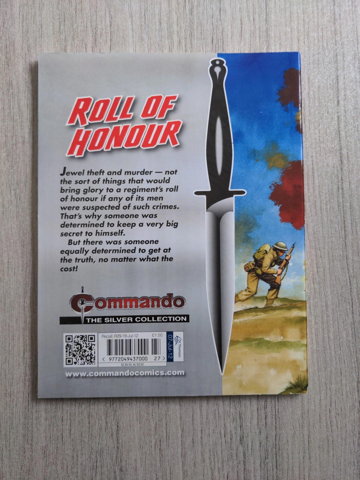Commando Comic Issue Number 4514 Roll Of Honour - Retrorama UK