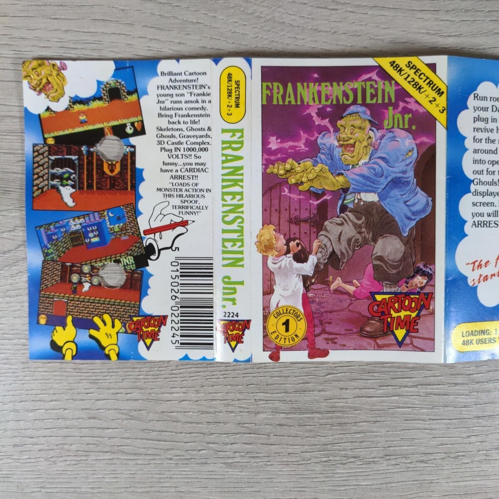 Frankenstein Jnr ZX Spectrum 48K 128K Game Cassette Tested & Working