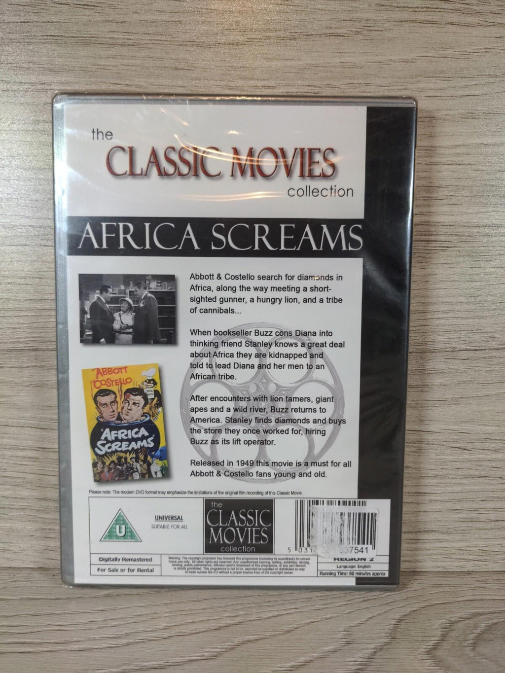 Africa Screams Abbott & Costello The Classic Movies Collection DVD New & Sealed