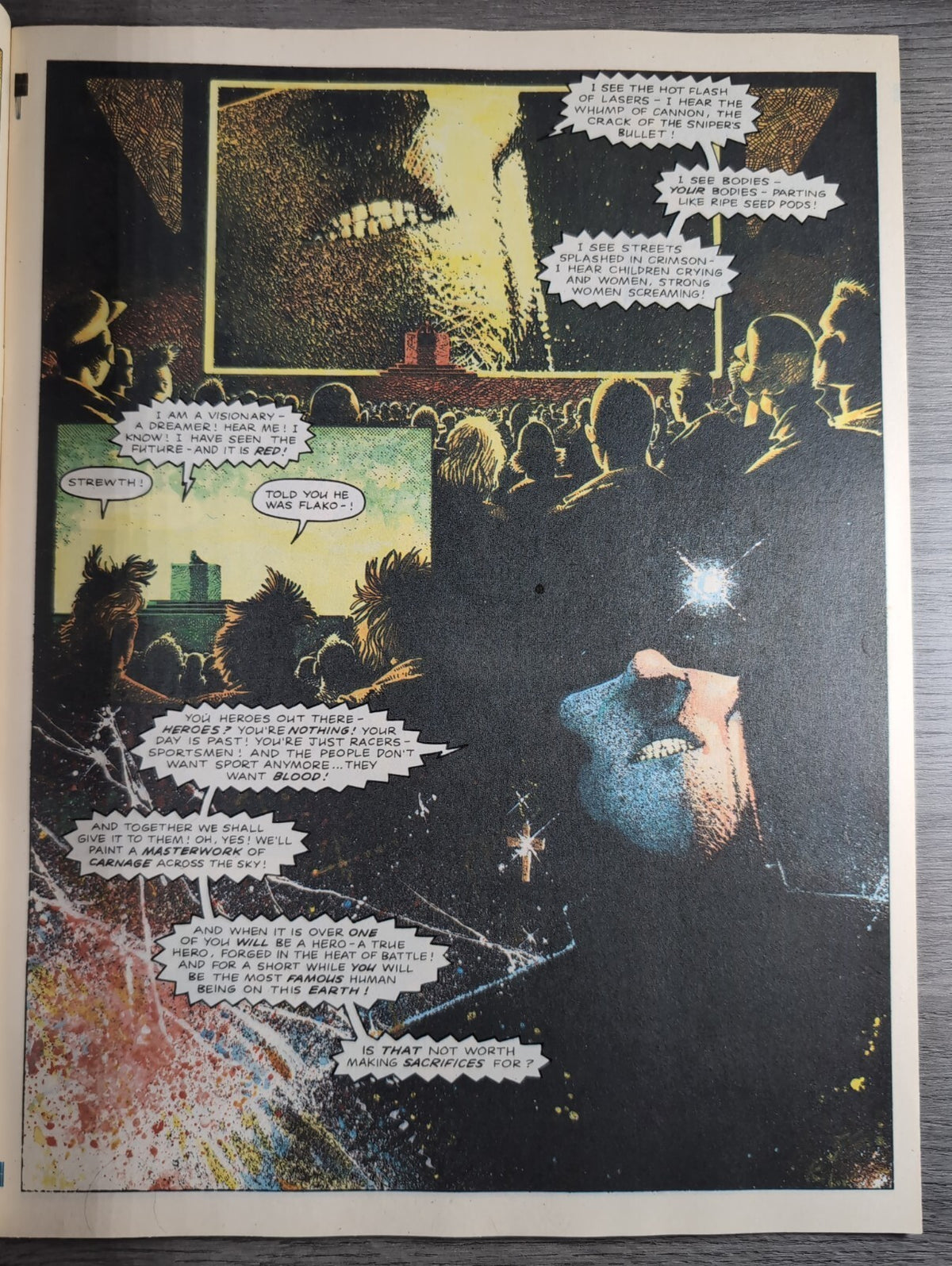 2000AD Prog 657 Featuring Judge Dread Comic 16th Dec 1989 Vintage Retro Comic - Retrorama UK