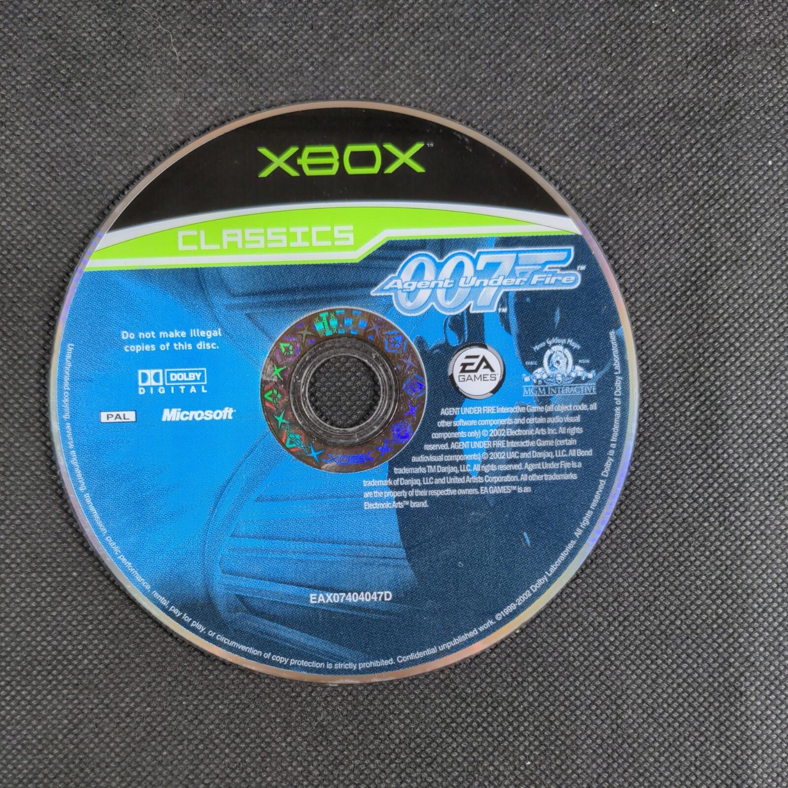 James Bond: Agent Under Fire Original Xbox Age 15+ PAL Region