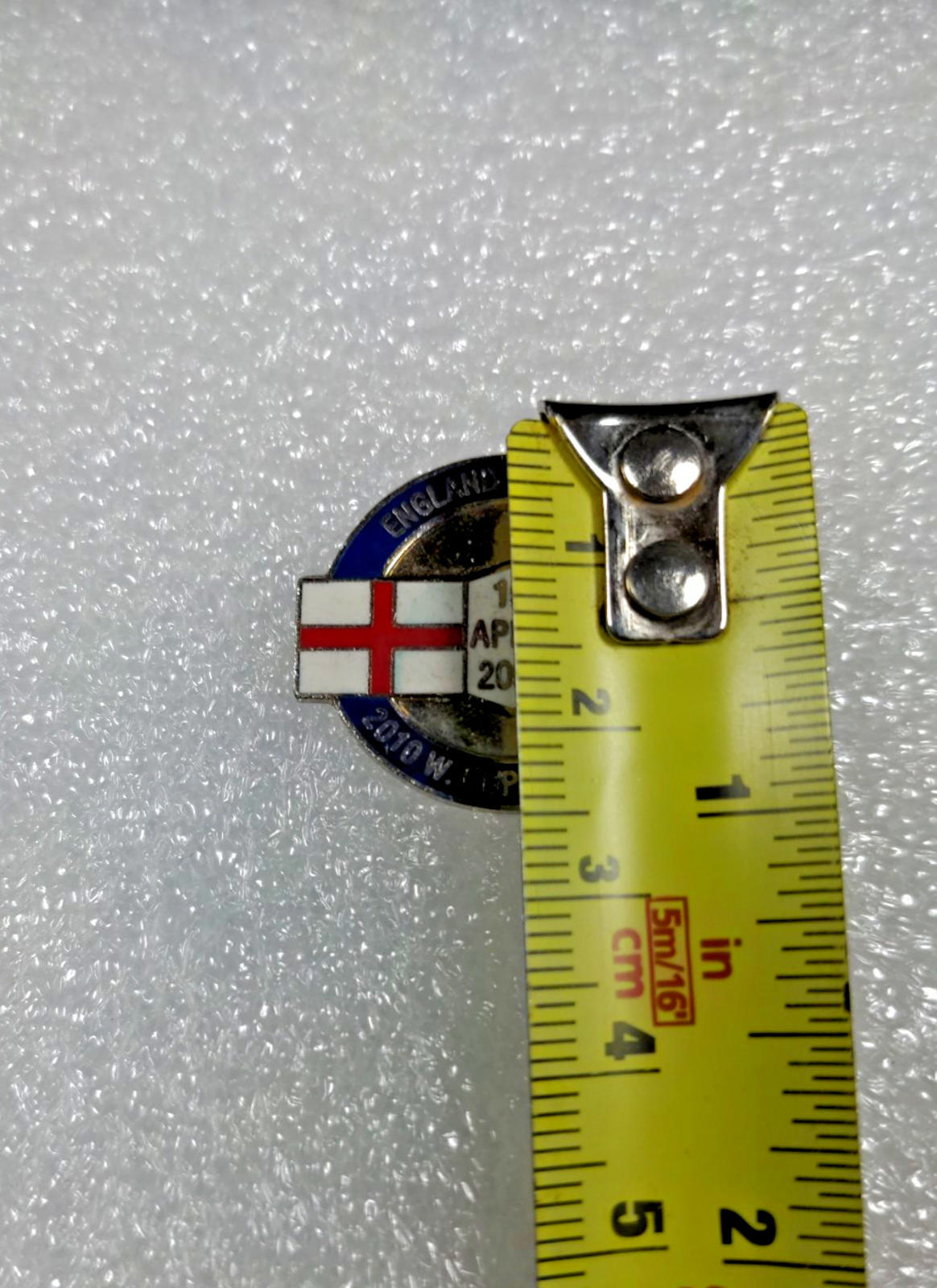 England v Ukraine 2010 World Cup Qualifier Football Match Pin Badge - Retrorama UK