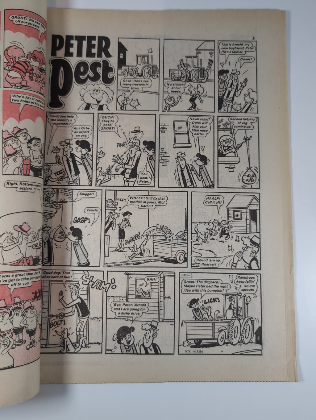 Nutty Comic Featuring Bananaman Issue No. 231 Jul 14th 1984  Vintage Retro Comic