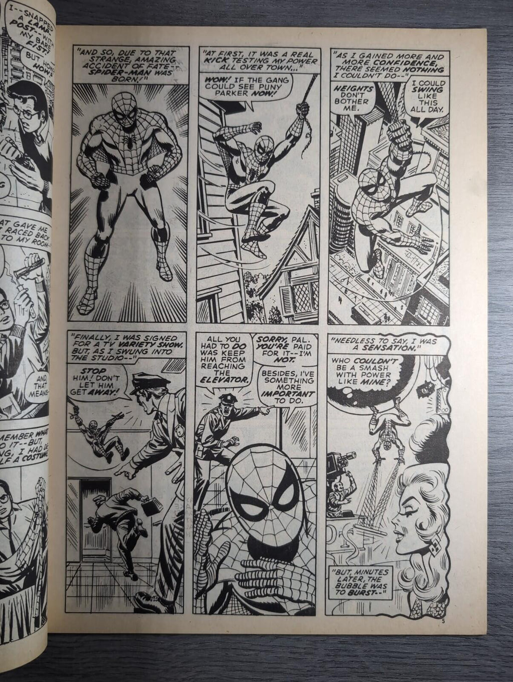 Spider-Man Comics Weekly No 125 Marvel Comics UK 5th July 1975 Vintage Comic