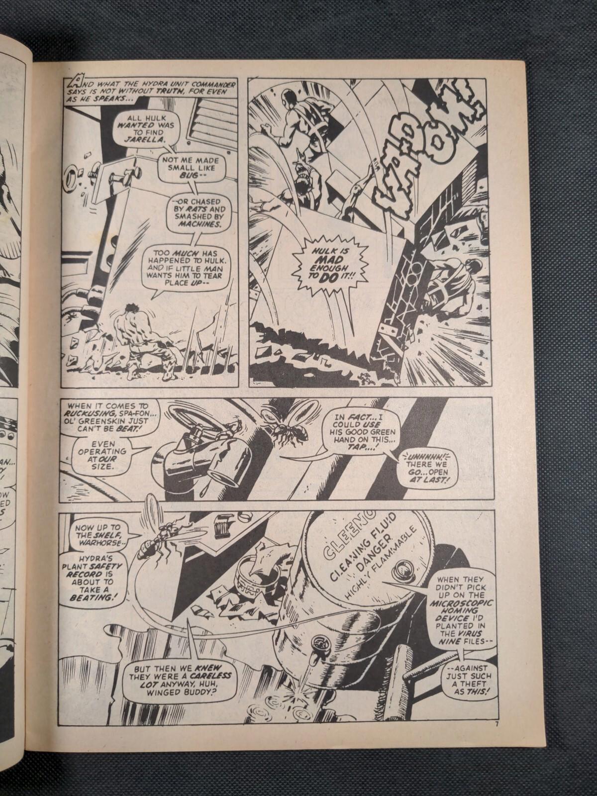 Mighty World of Marvel Issue No 142 June 1975 Marvel UK Vintage Comic