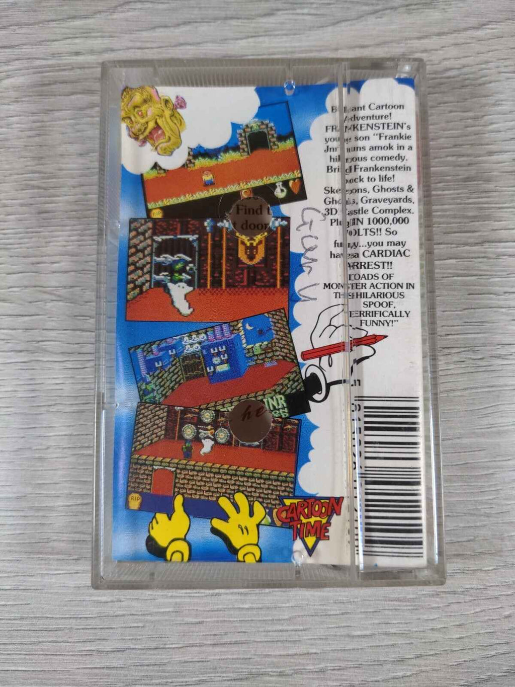 Frankenstein Jnr. Commodore 64 C64 Game Cassette Tested & Working
