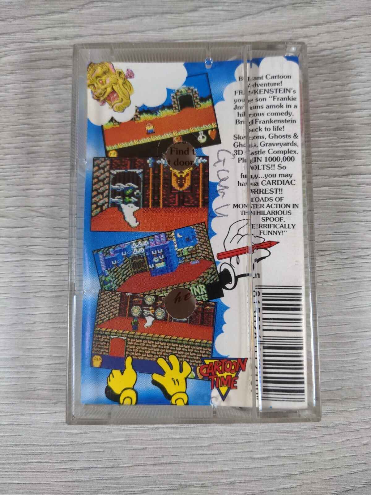 Frankenstein Jnr. Commodore 64 C64 Game Cassette Tested & Working