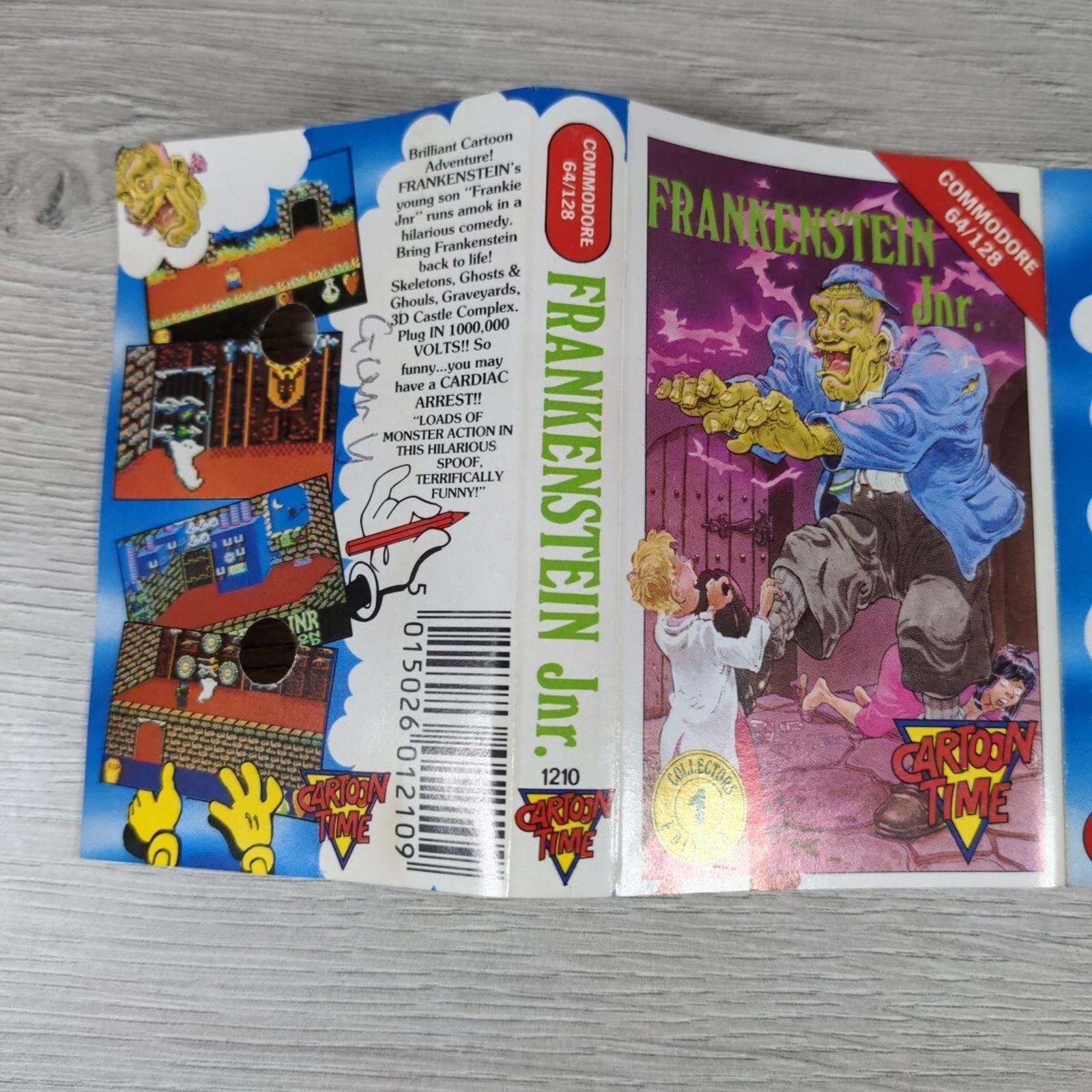 Frankenstein Jnr. Commodore 64 C64 Game Cassette Tested & Working - Retrorama UK