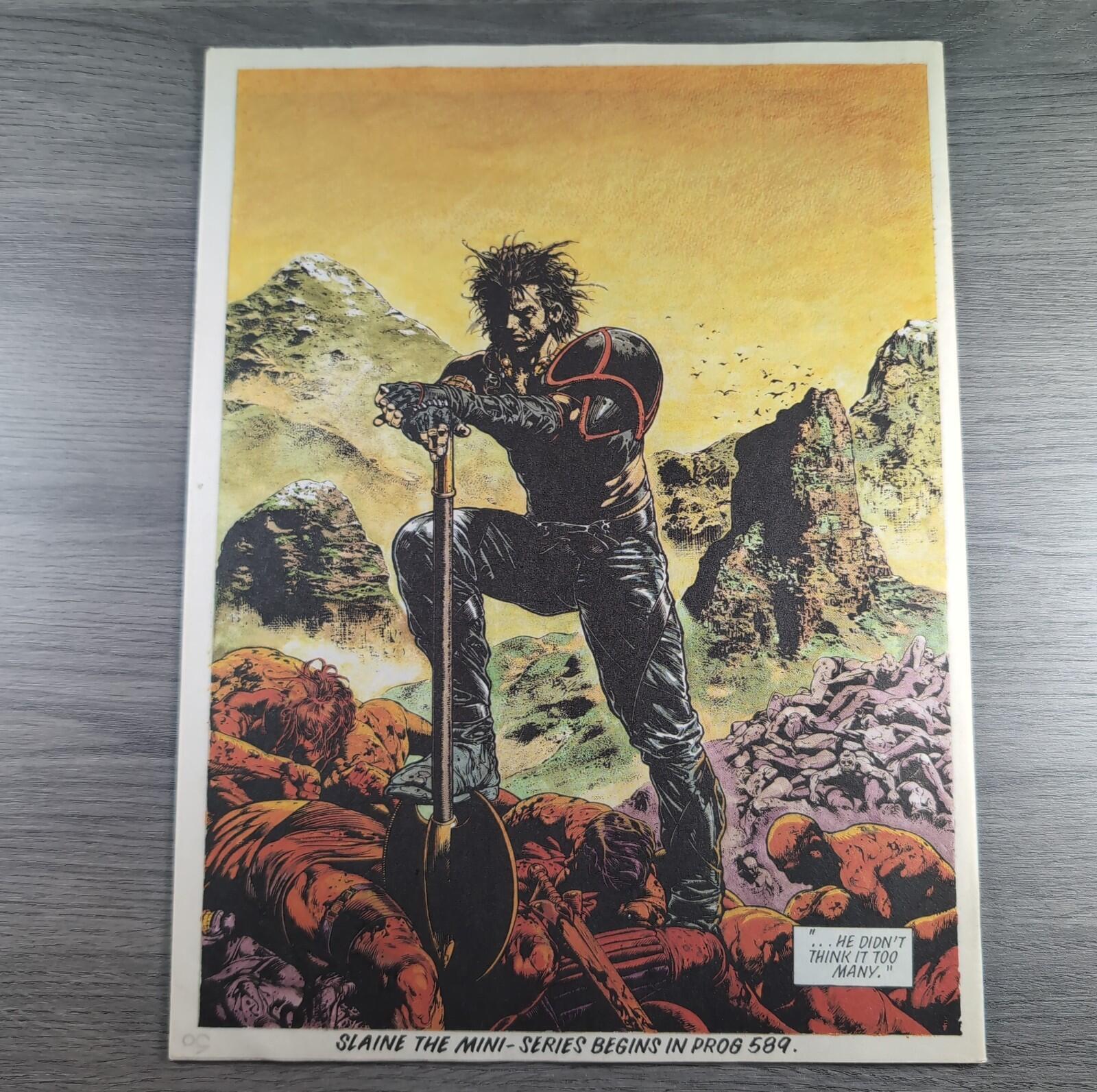 2000AD Prog 582 Featuring Judge Dredd 9th July 1988 Vintage Comic