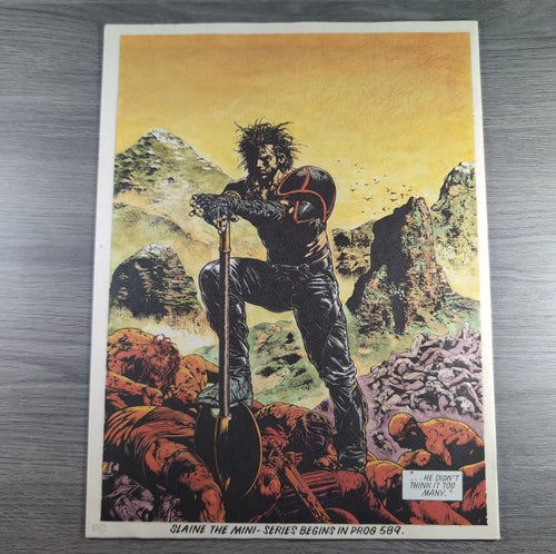 2000AD Prog 582 Featuring Judge Dredd 9th July 1988 Vintage Comic