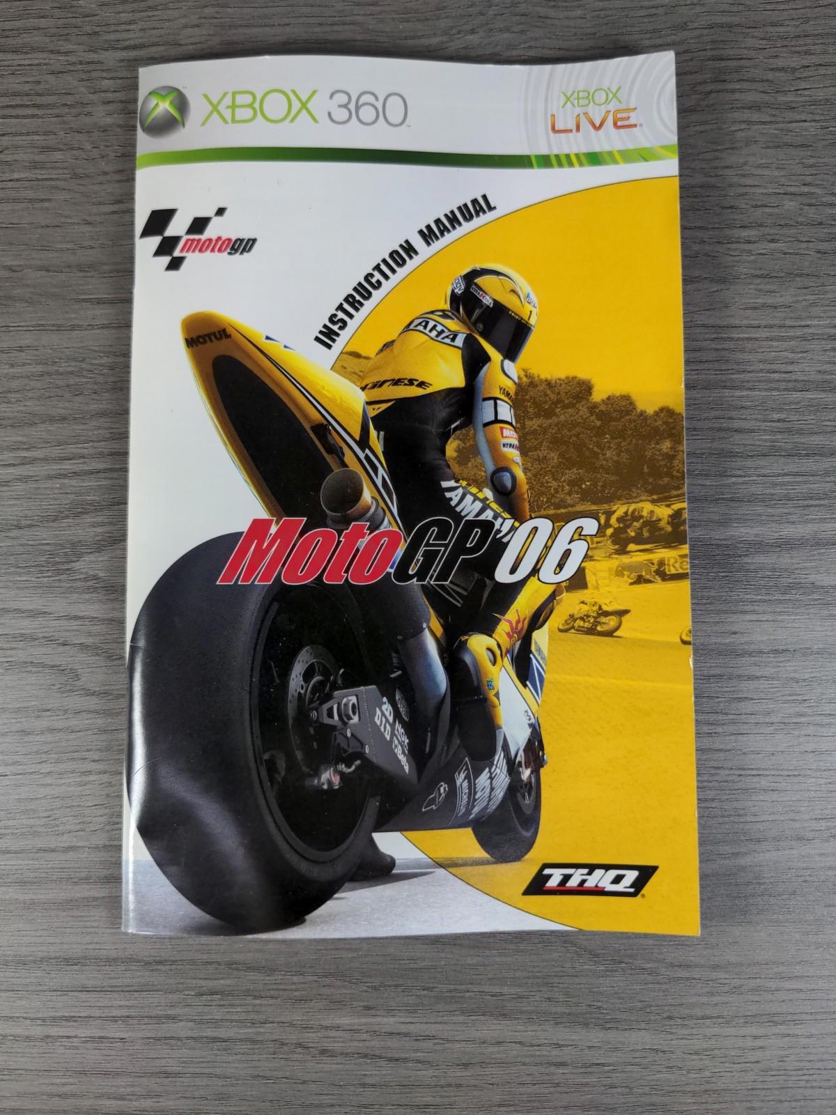 Moto GP 06 Xbox 360 Game + Manual Tested & Working 2006 VGC