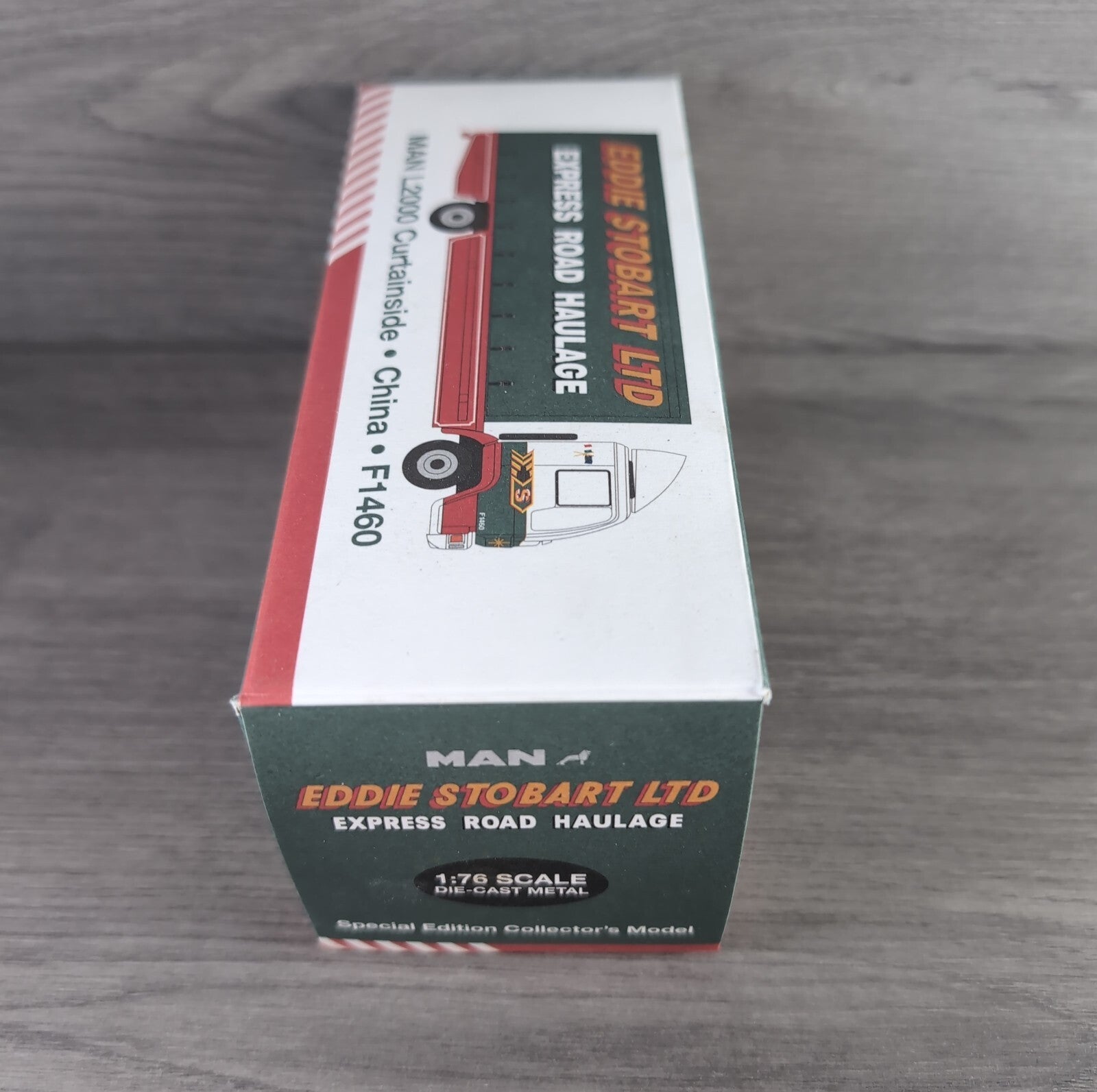 Atlas Editions Eddie Stobart Man L2000 Box Van Valarie Ann F1459 Die-Cast Model