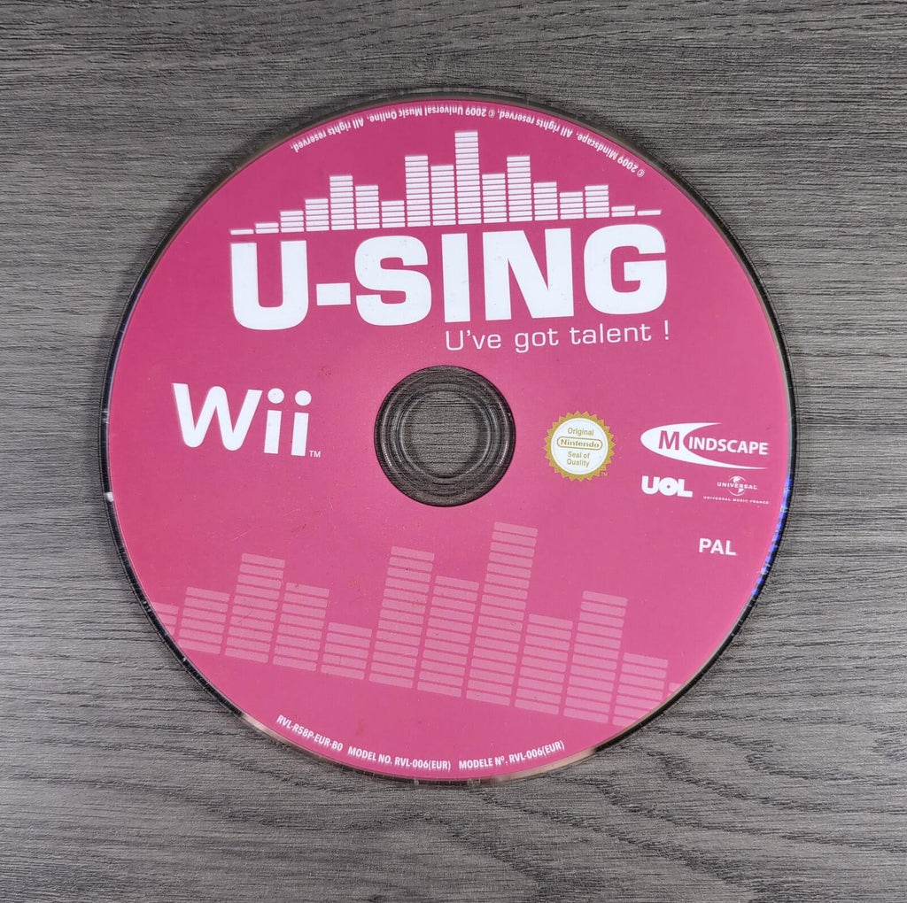 Nintendo Wii Logitech Microphones x 2 With Glee Karaoke & U-Sing Games
