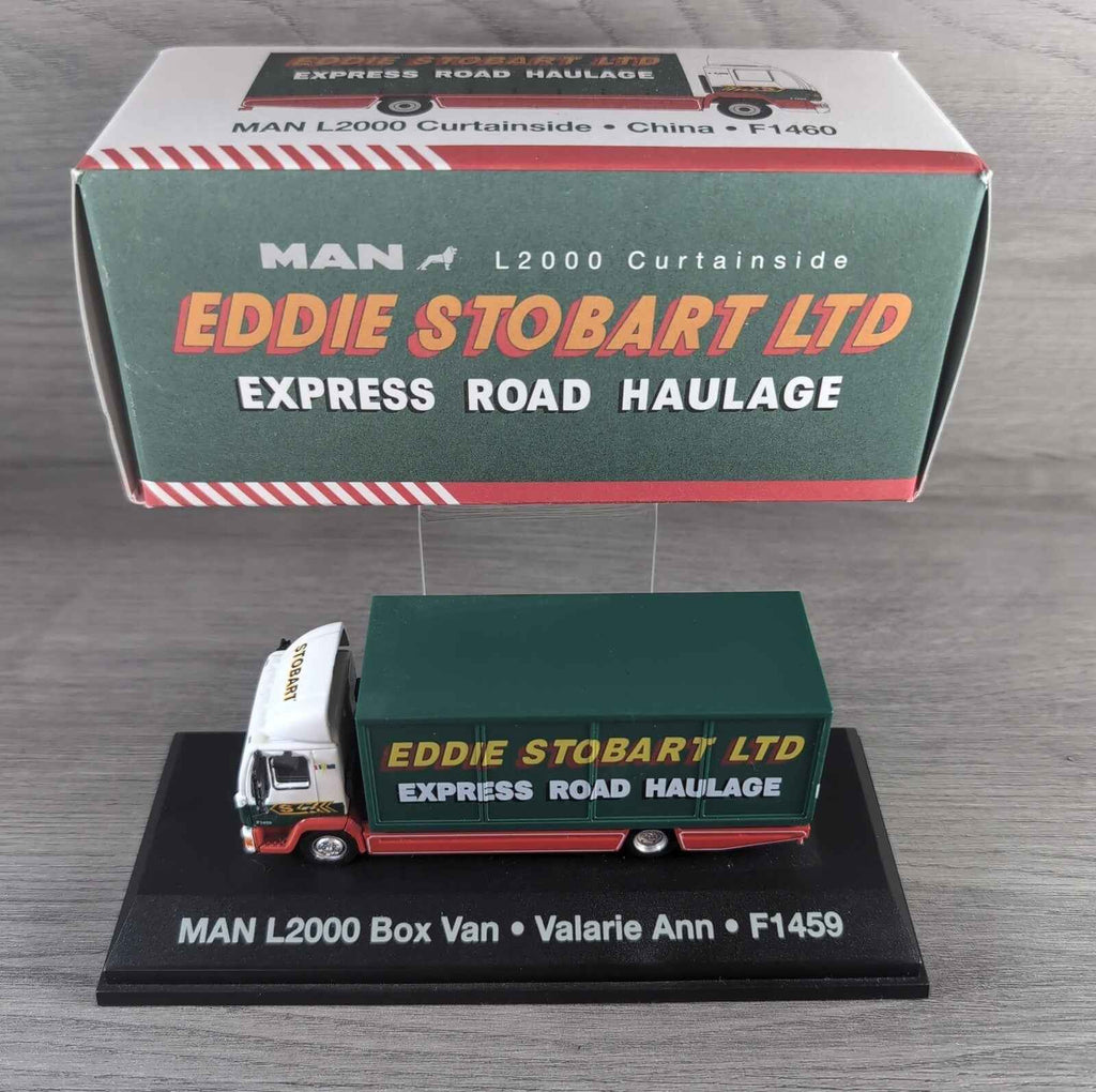 Atlas Editions Eddie Stobart Man L2000 Box Van Valarie Ann F1459 Die-Cast Model