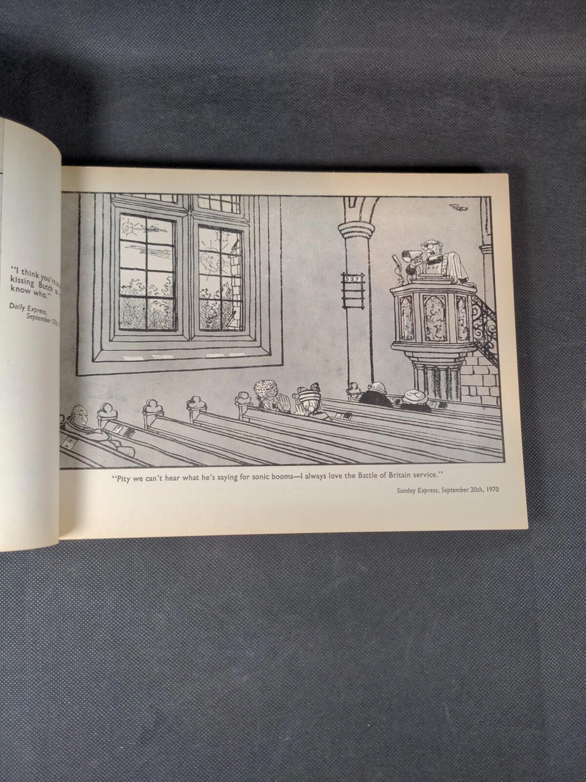 Giles Annual -Vintage 1970 Twenty Fifth Series Cartoon Book - Unclipped