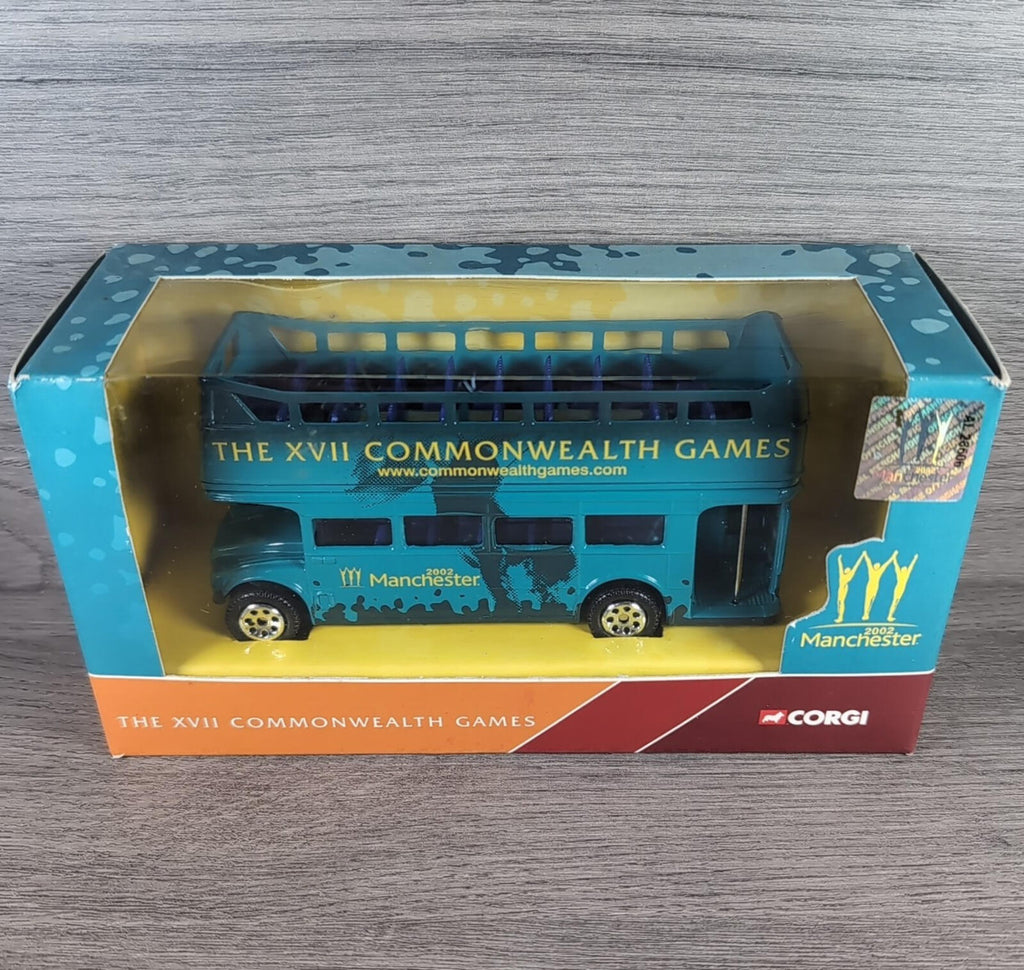 Corgi CC82307 Diecast Bus  Routmaster  XV11 Commonwealth Games Manchester 2002