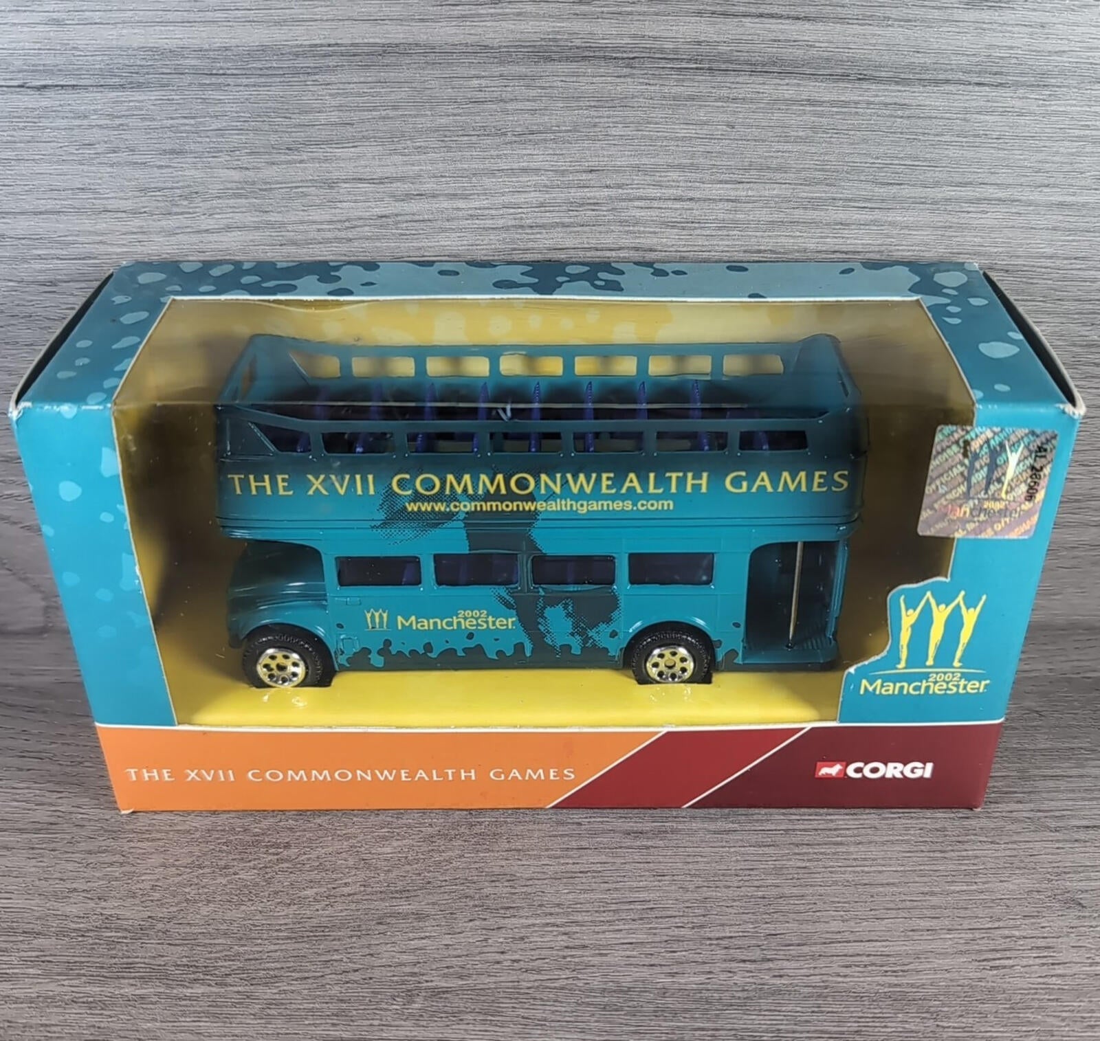 Corgi CC82307 Diecast Bus  Routmaster  XV11 Commonwealth Games Manchester 2002