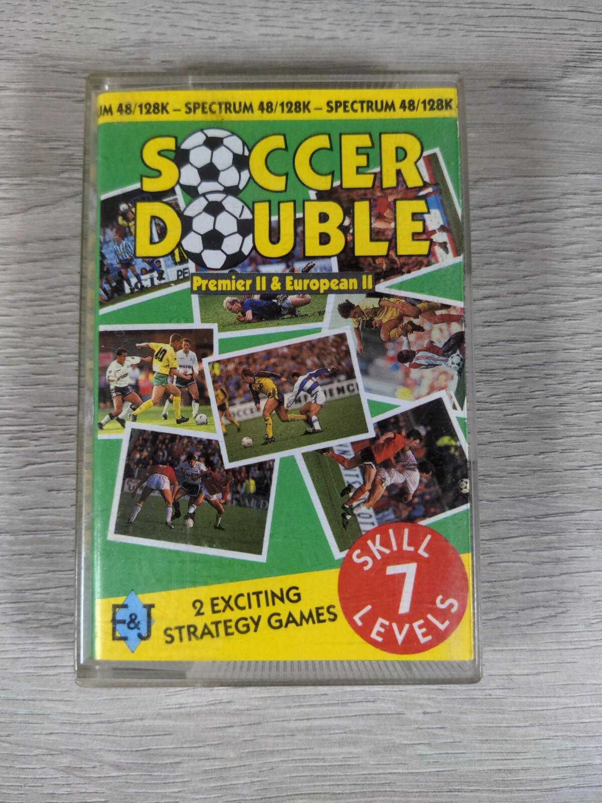 Soccer Double ZX Spectrum 48K 128K Game Cassette - Fully Tested & Working