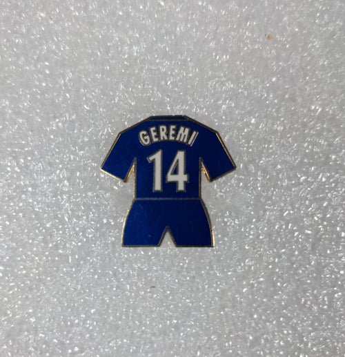 Chelsea Football Club Geremi No14 Shirt Enamel Pin Badge - Retrorama UK