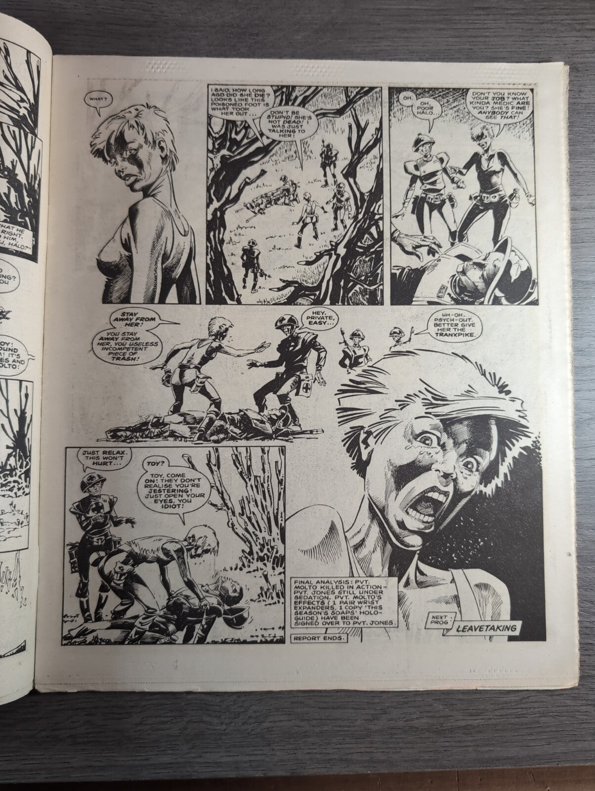 2000AD Prog 457 Featuring Judge Dread Comic 15th Feb 1986 Vintage Retro Comic