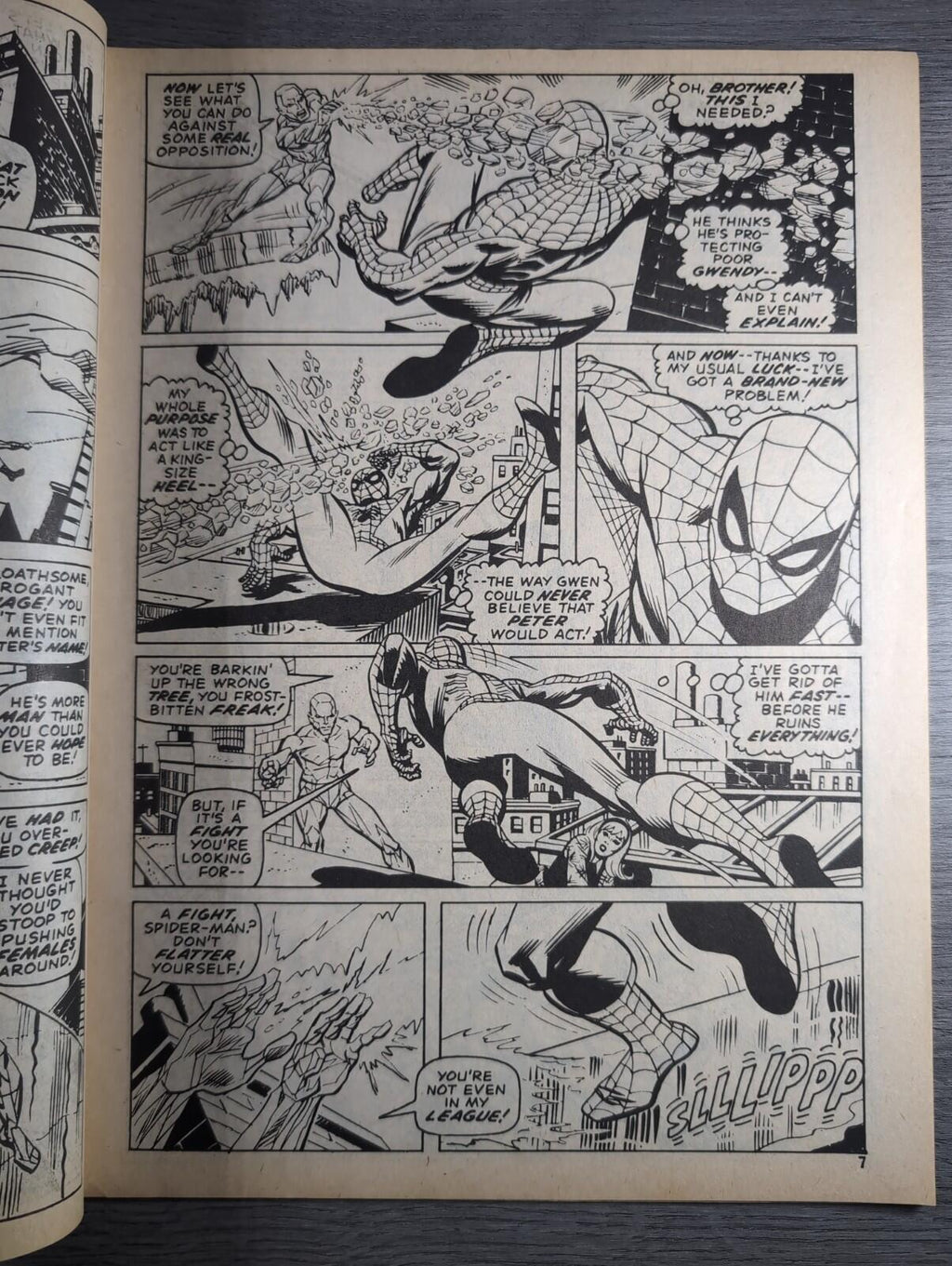 Spider-Man Comics Weekly No 121 Marvel Comics UK 7th June 1975 Vintage Comic