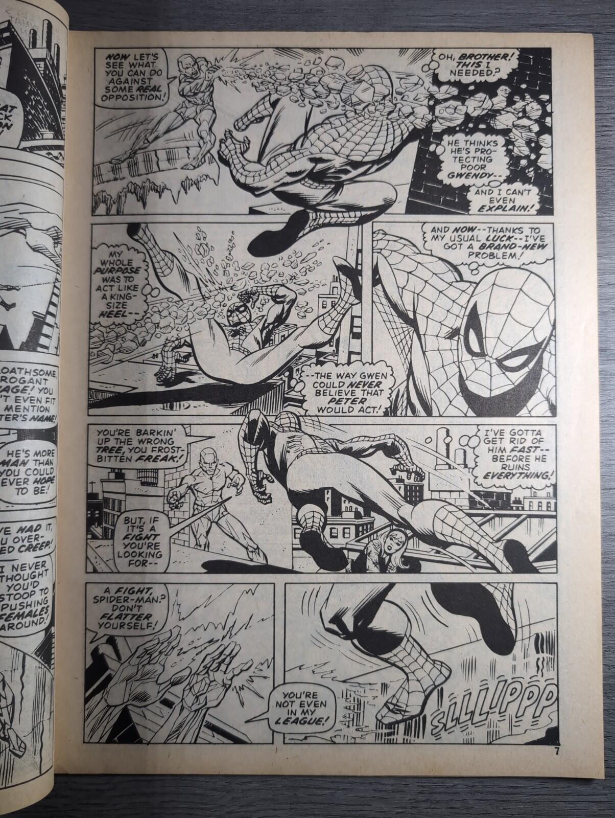 Spider-Man Comics Weekly No 121 Marvel Comics UK 7th June 1975 Vintage Comic