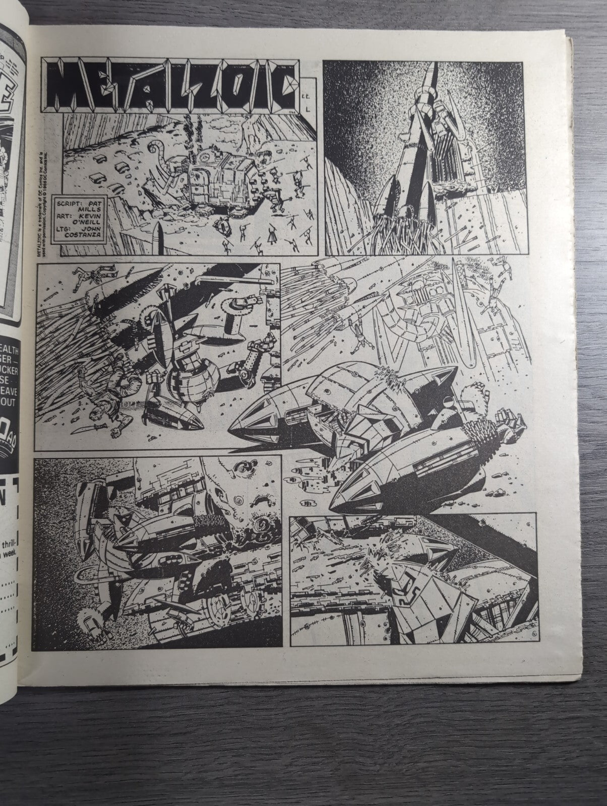 2000AD Prog 491 Featuring Judge Dread Comic 11th Oct 1986 Vintage Retro Comic
