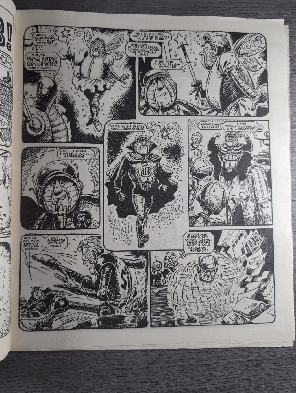 2000AD Prog 467 Featuring Judge Dread Comic 26th April 1986 Vintage Retro Comic