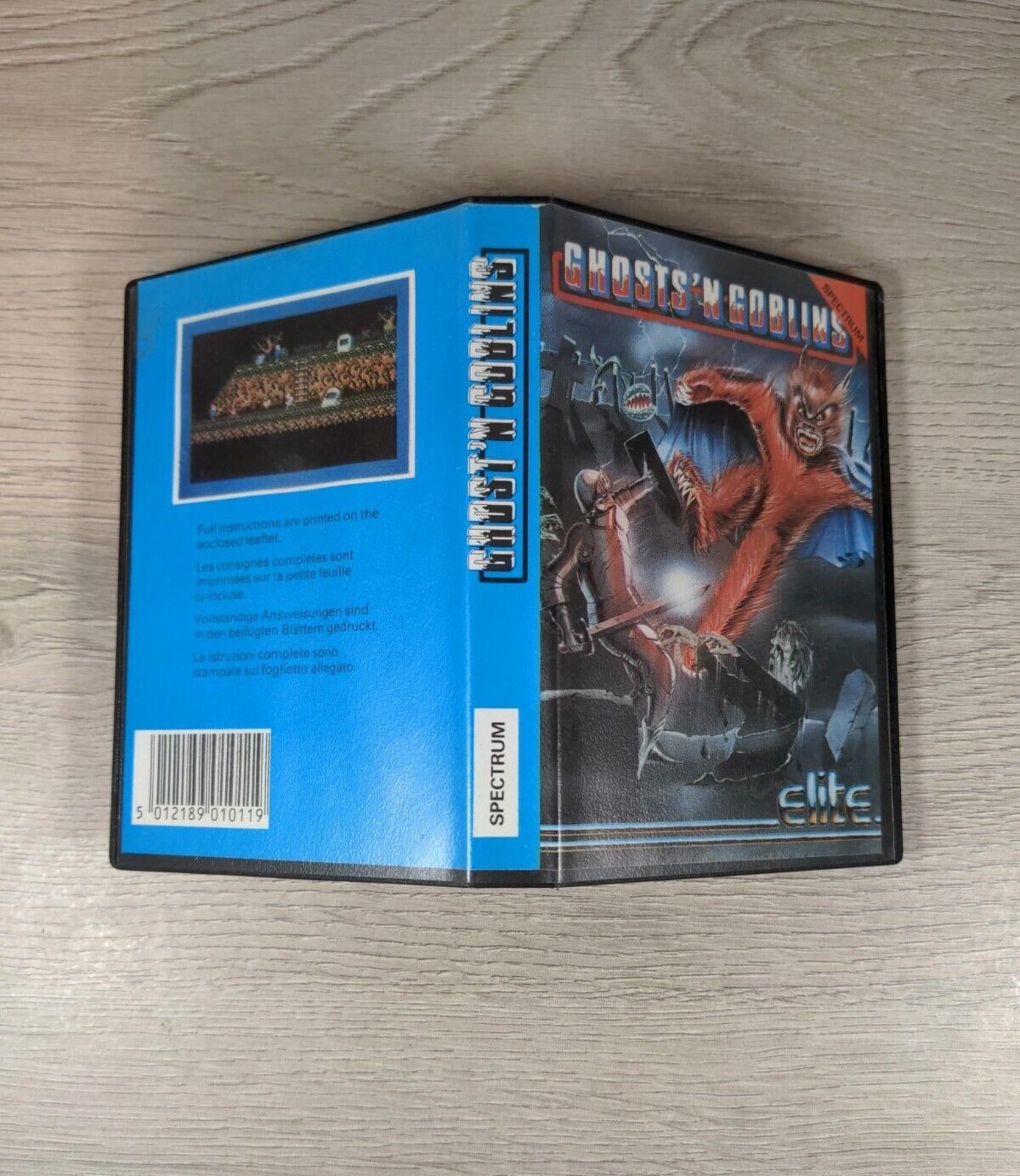 Ghosts N Goblins ZX Spectrum Video Cassette Game Tested & Working