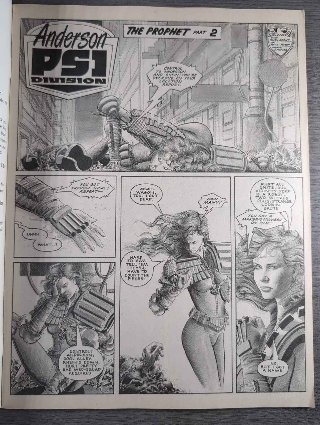 2000AD Prog 646 Featuring Judge Dread Comic 30th Sept 1989 Vintage Retro Comic