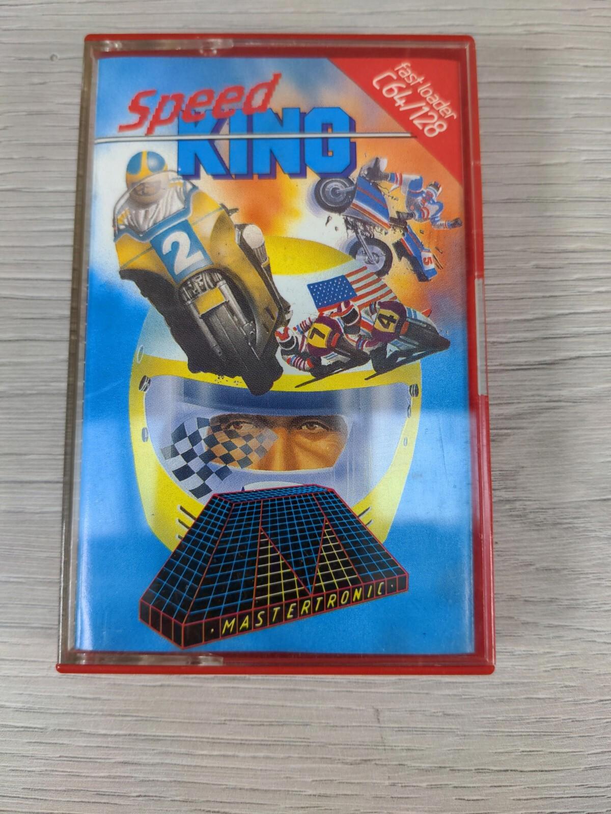 Speed King Commodore 64 C64 Game Cassette Mastertronic Tested & Working