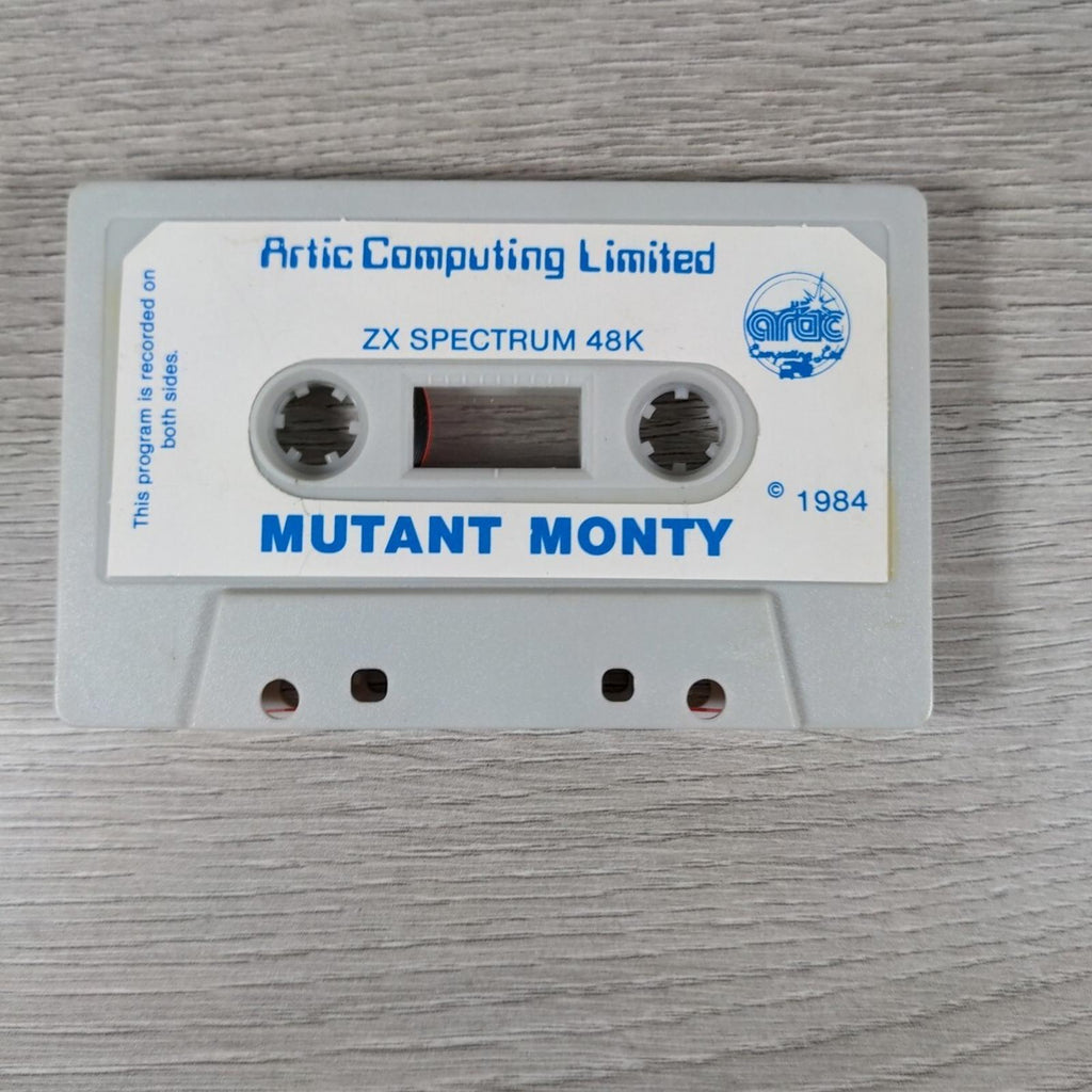 Mutant Monty ZX Spectrum 48K Game Cassette Tested & Working