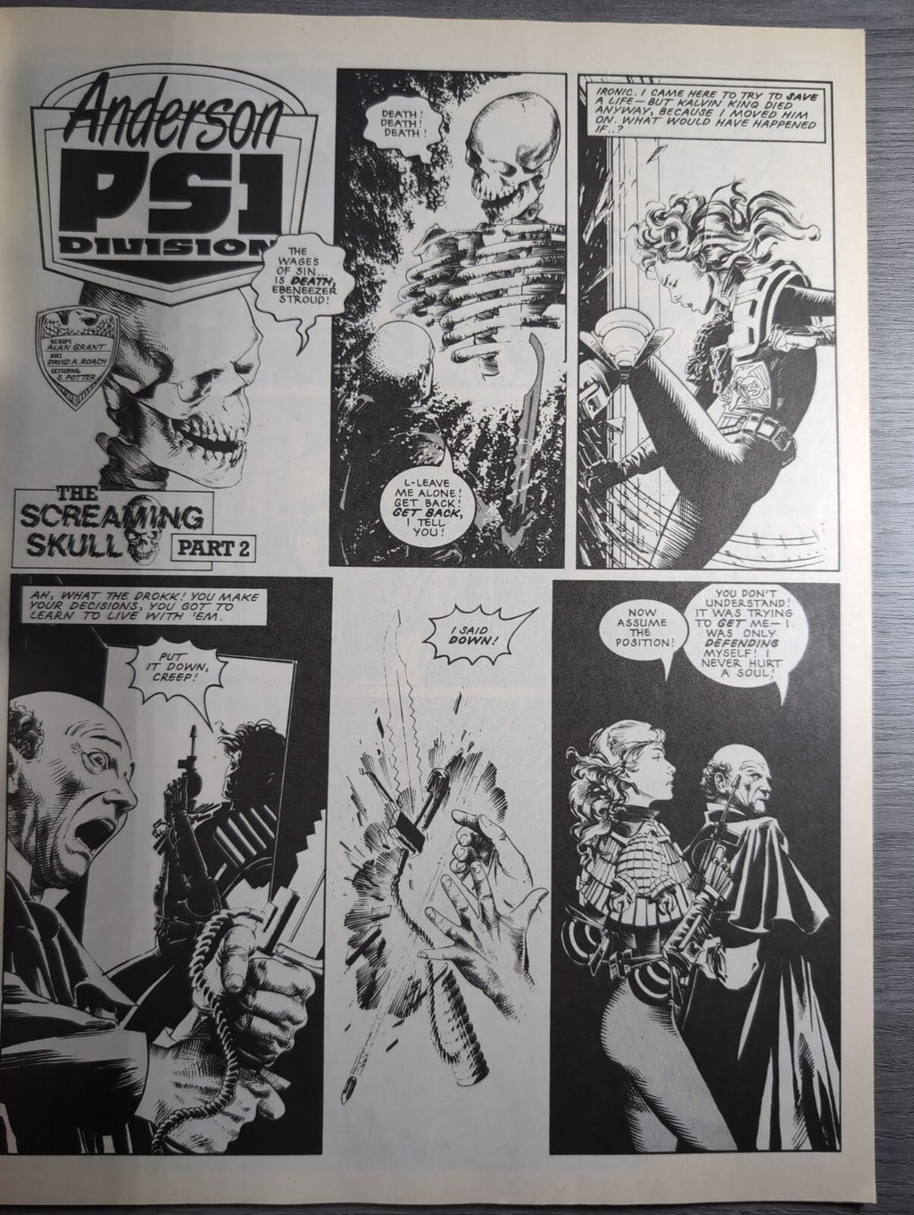 2000AD Prog 670 Featuring Judge Dread Comic 17th March 1990 Vintage Retro Comic - Retrorama UK