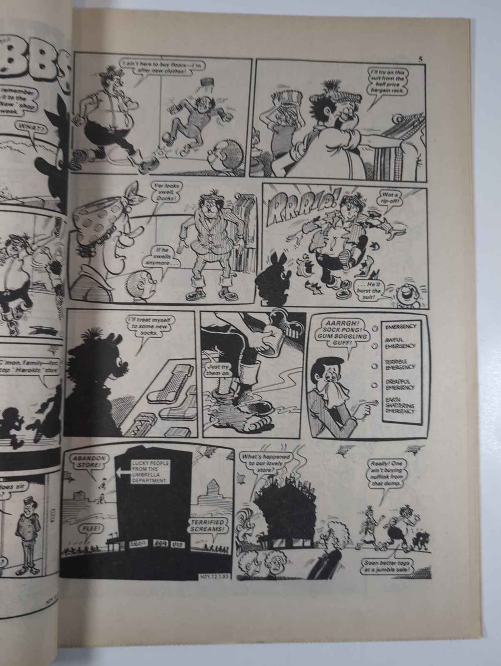 Nutty Comic Featuring Bananaman Issue No. 257 Jan 12th 1985 Vintage Retro Comic