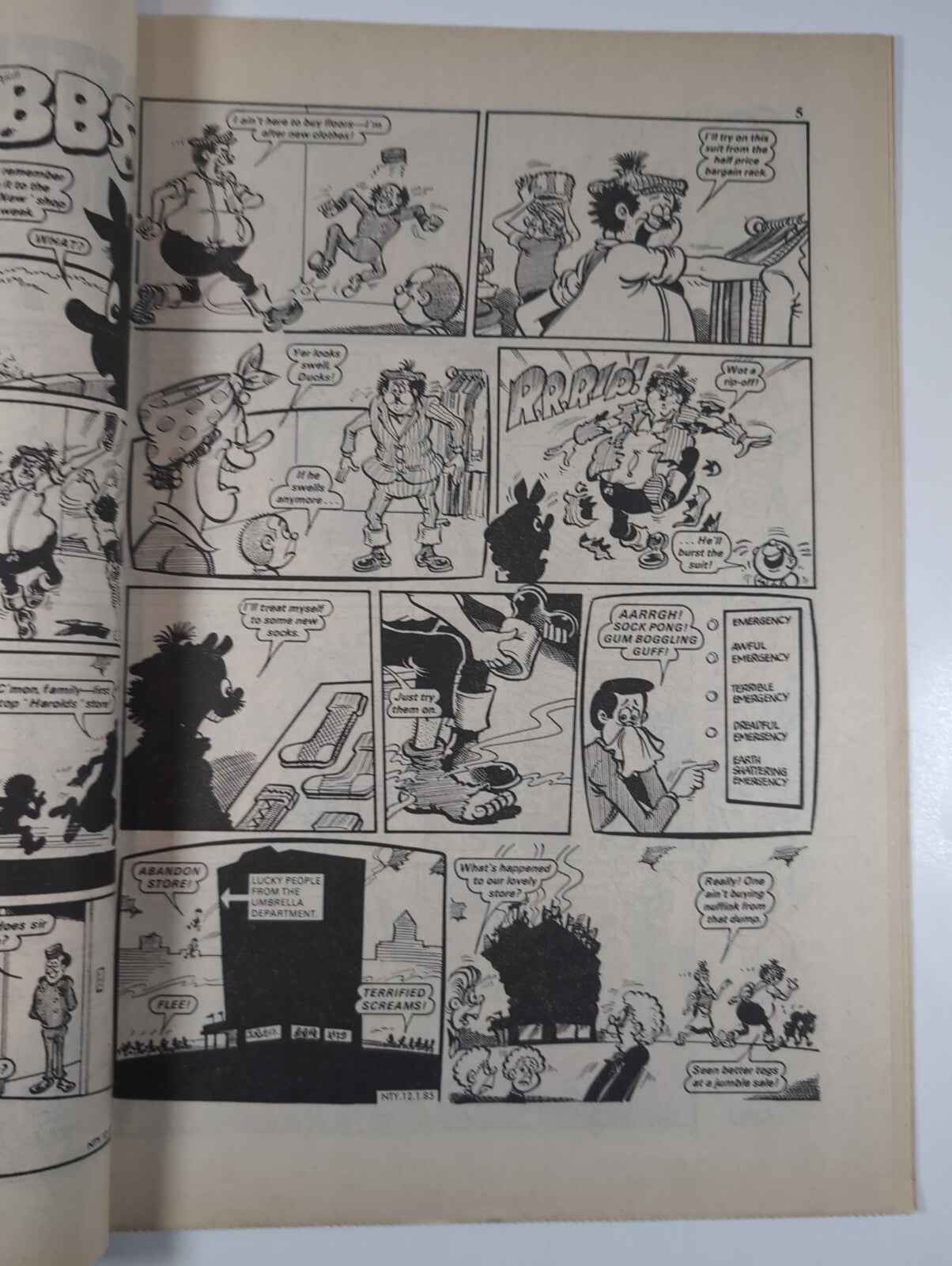 Nutty Comic Featuring Bananaman Issue No. 257 Jan 12th 1985 Vintage Retro Comic