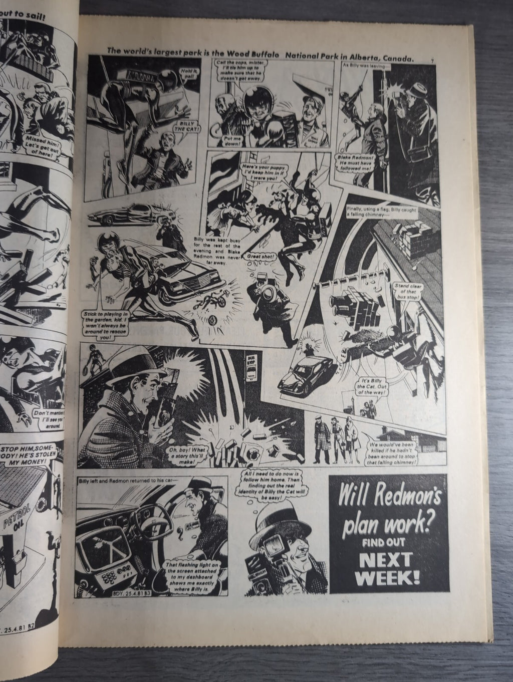 Buddy Comic Issue No 11 25th April 1981 Vintage Retro Comic