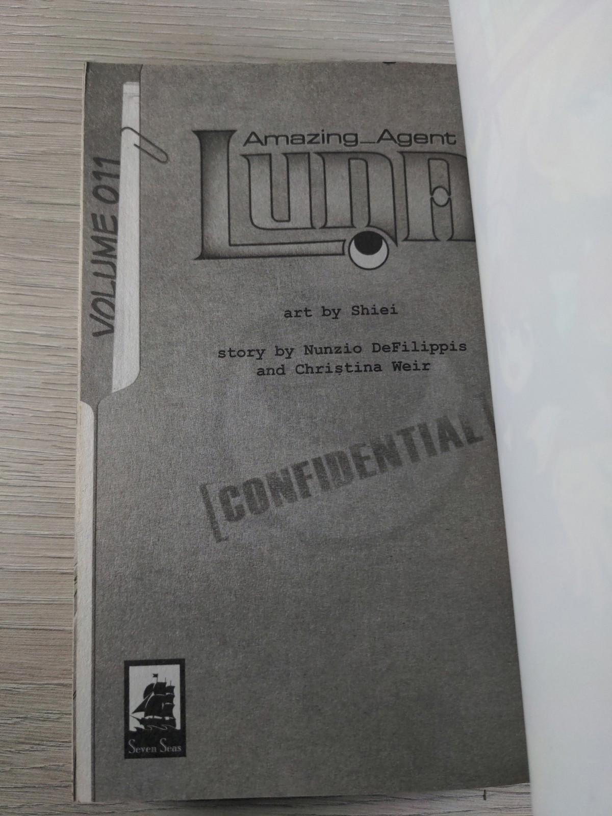 Amazing Agent Luna Vol. 11 by Nunzio DeFilippis  Manga Paperback Book 2015