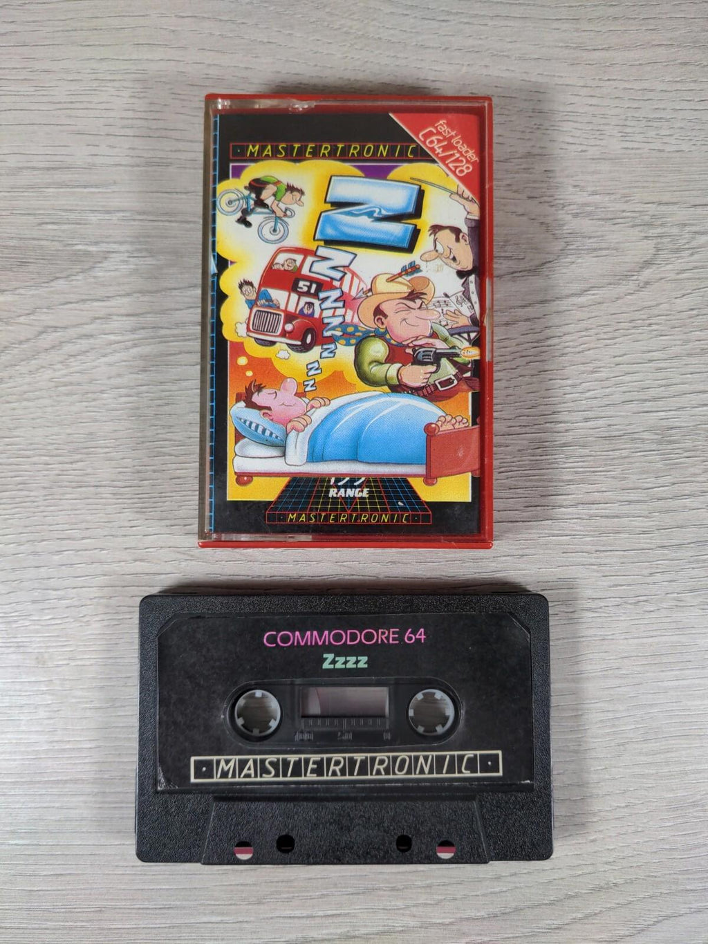 Zzzz Commodore 64 C64 Video Game Cassette Mastertronic Tested & Working