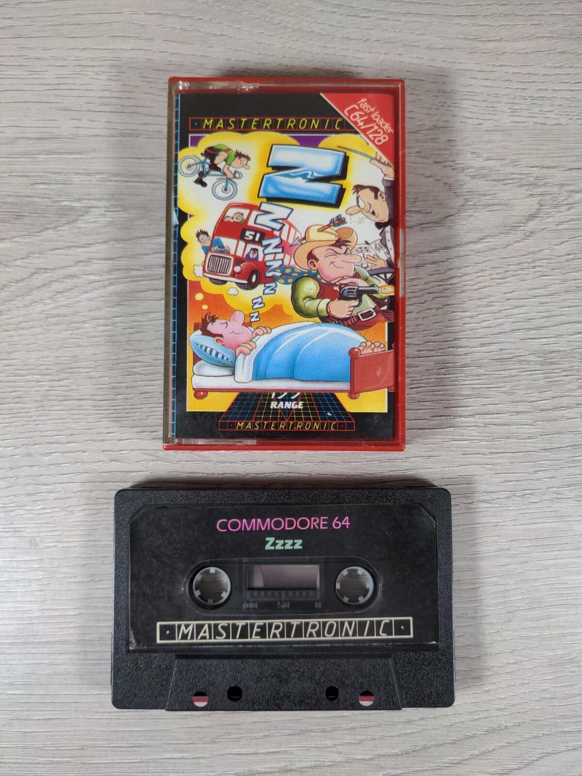 Zzzz Commodore 64 C64 Video Game Cassette Mastertronic Tested & Working