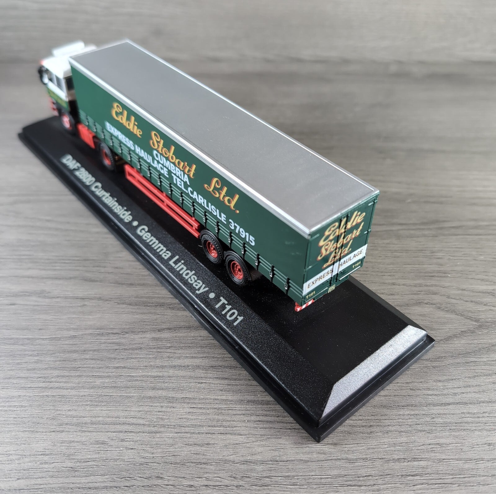 Atlas Editions Eddie Stobart Daf 2800 Curtainside Gemma Lindsay T101 1:76 Scale