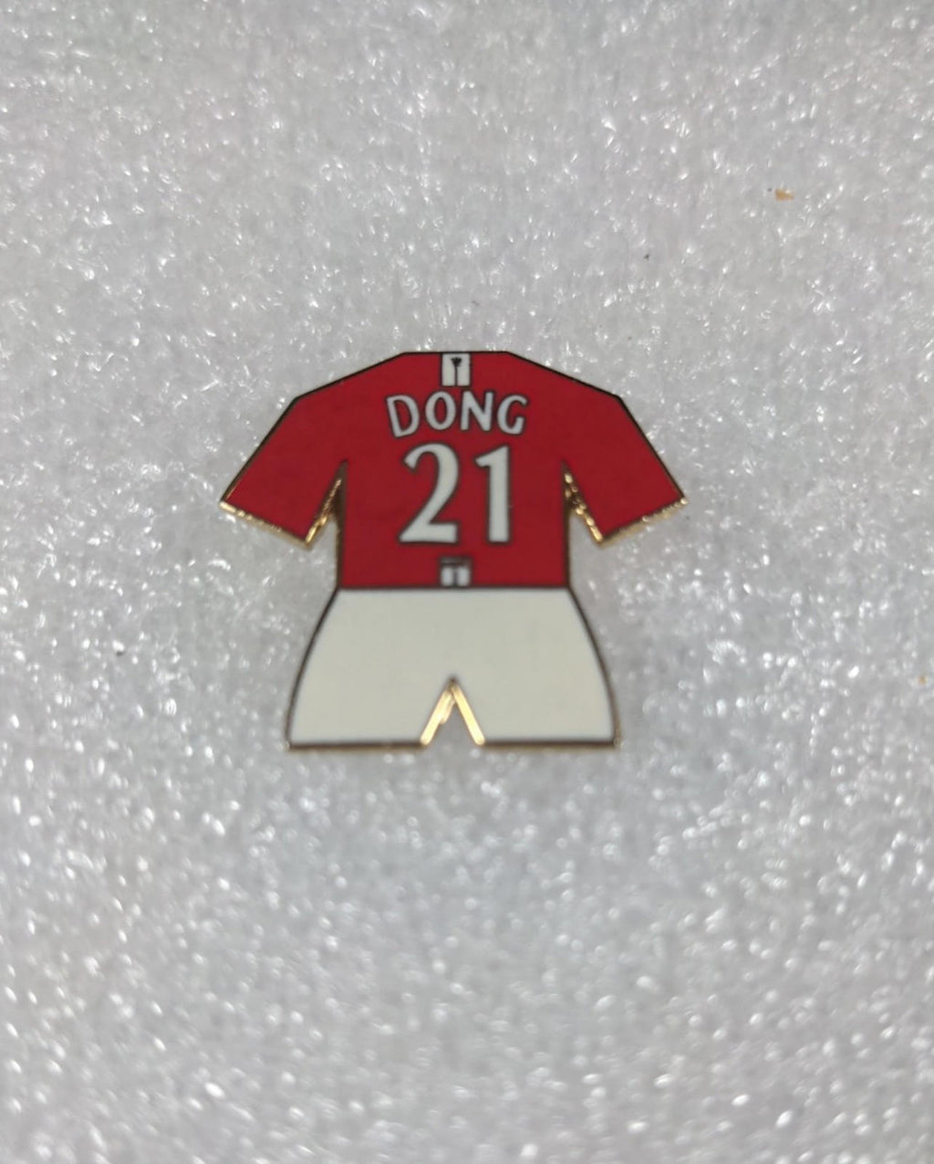 Manchester United Football Club Dong No21 Shirt Enamel Pin Badge - Retrorama UK